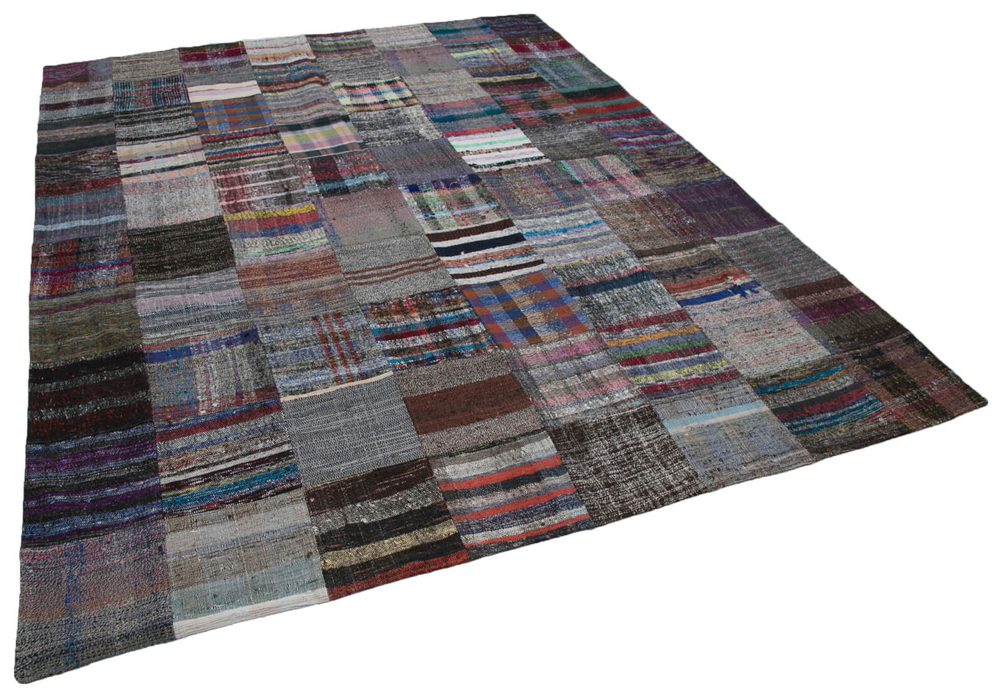 8x10 Multicolor Kilim Patchwork Rug - 30448
