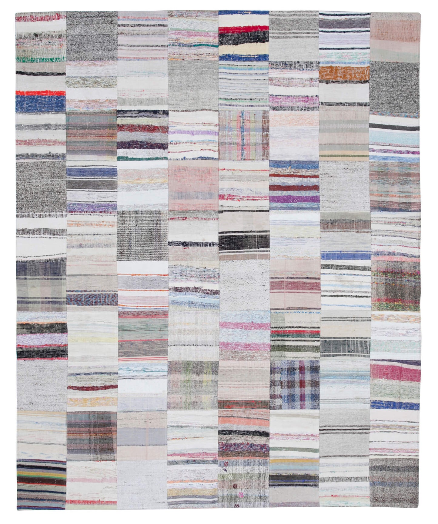 8x10 Multicolor Kilim Patchwork Rug - 30449