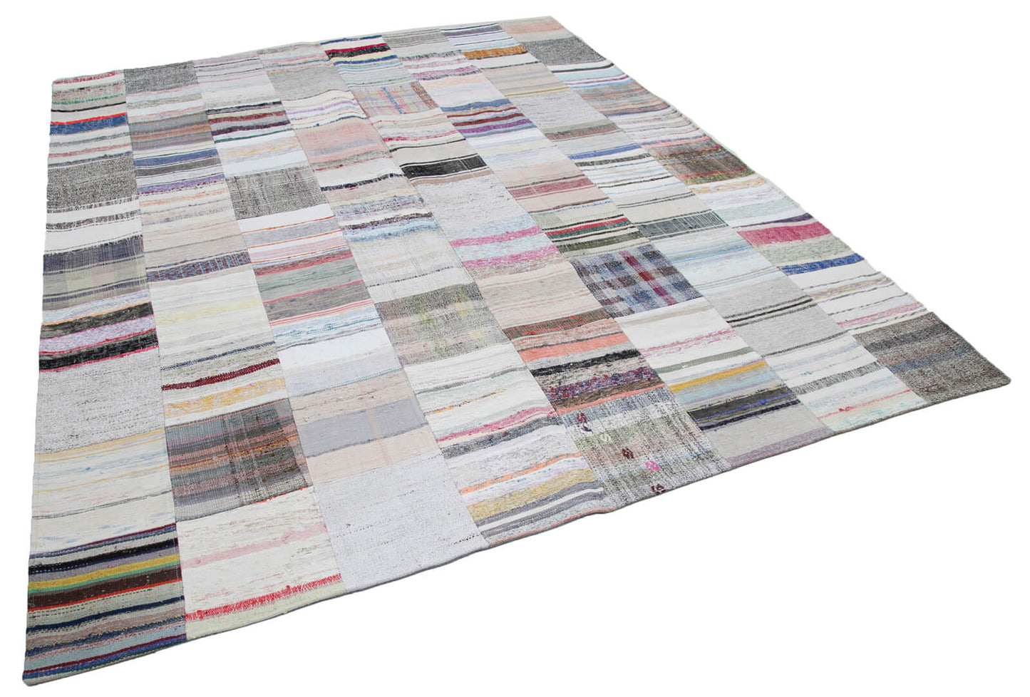 8x10 Multicolor Kilim Patchwork Rug - 30449