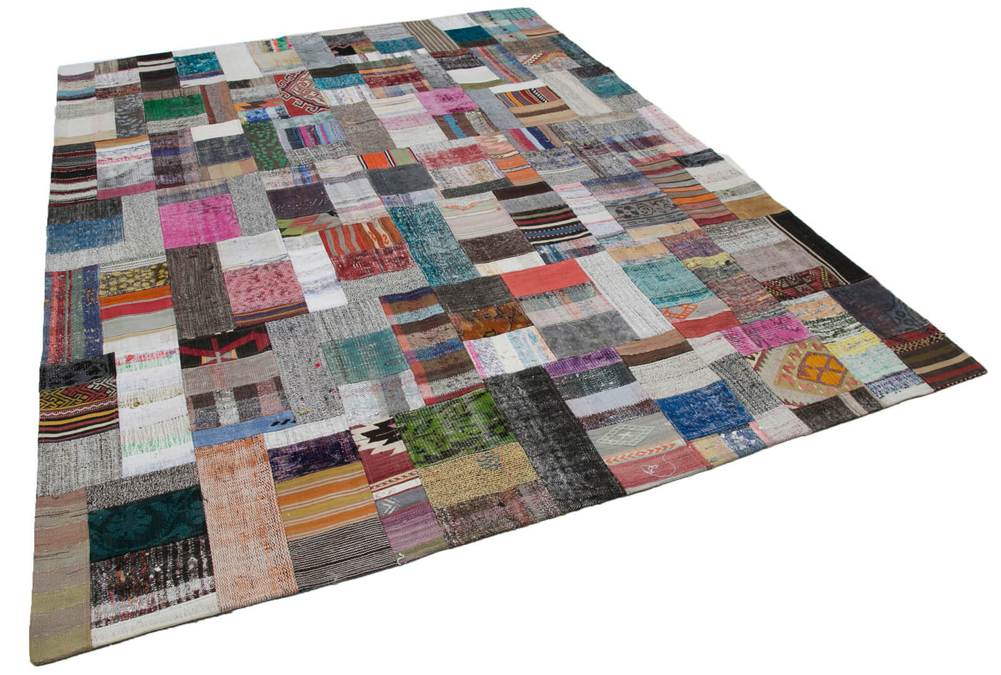 8x10 Multicolor Kilim Patchwork Rug - 30455