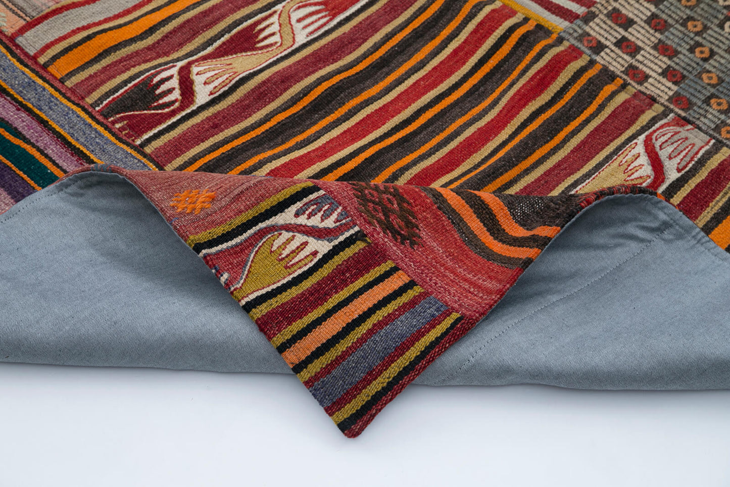 7x10 Multicolor Kilim Patchwork Rug - 30490