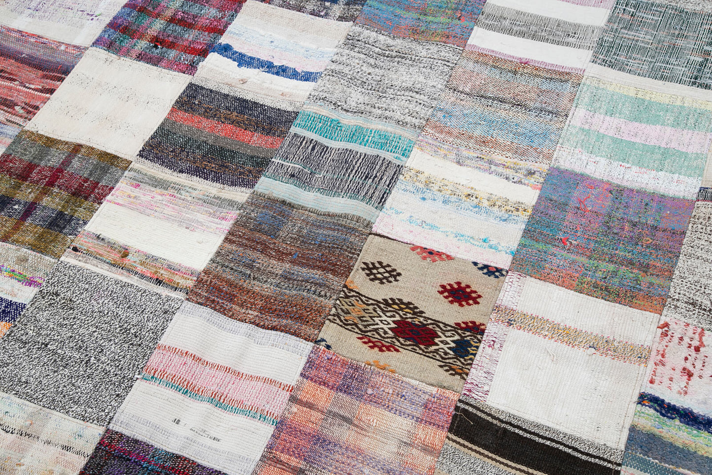 9x11 Multicolor Kilim Patchwork Rug - 30571