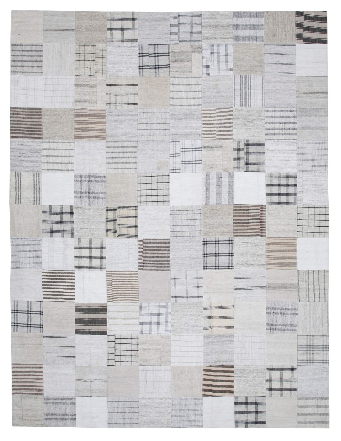 10x13 Beige Kilim Patchwork Rug - 30574