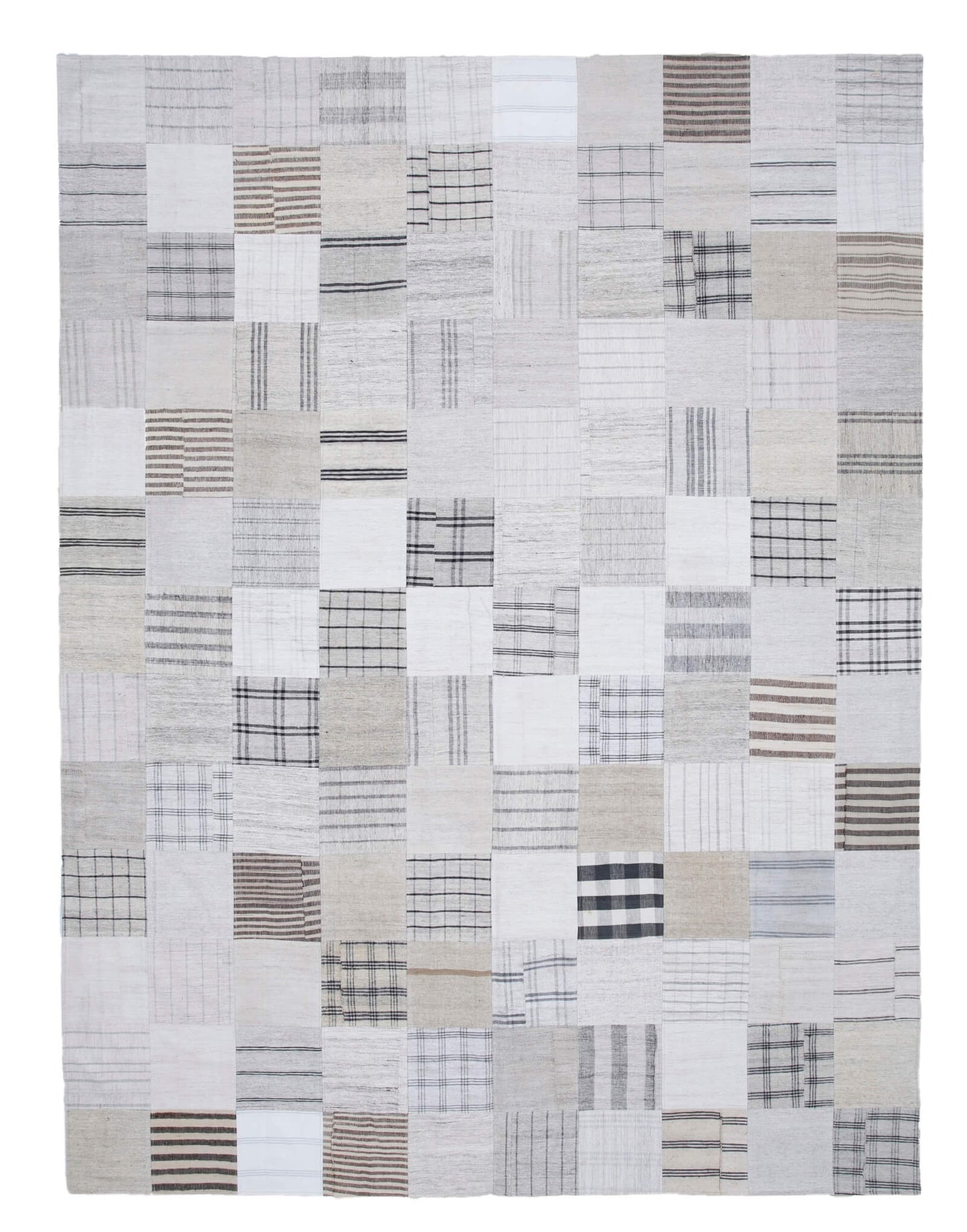 10x13 Beige Kilim Patchwork Rug - 30575