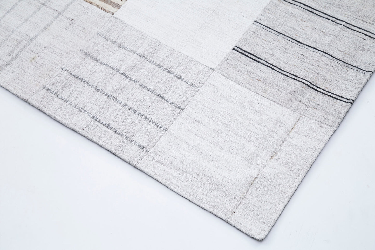 10x13 Beige Kilim Patchwork Rug - 30575