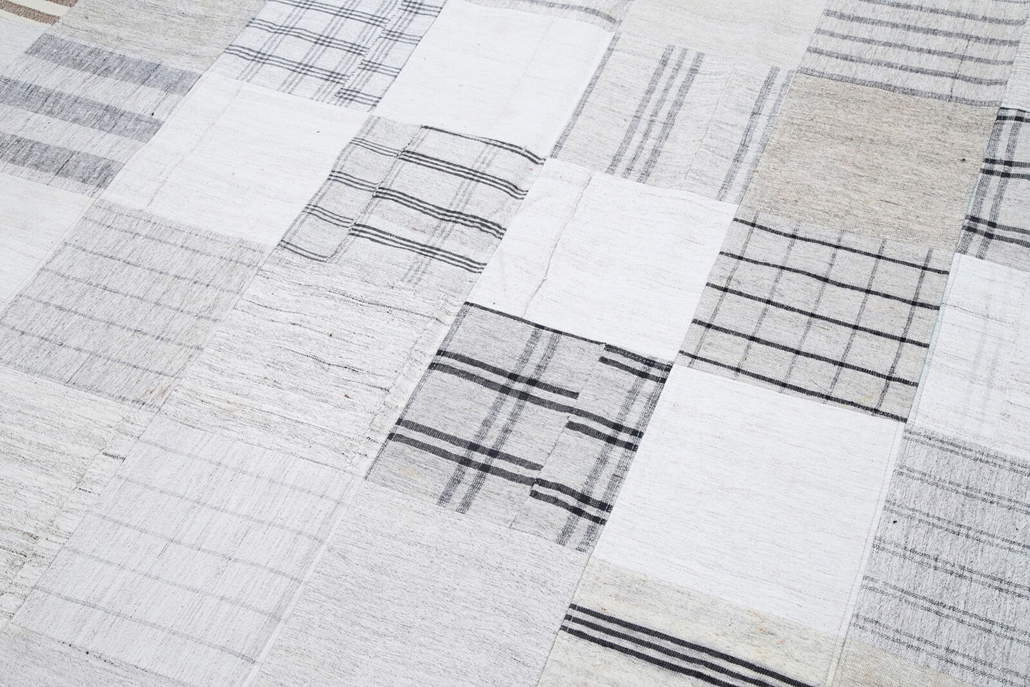 10x13 Beige Kilim Patchwork Rug - 30575