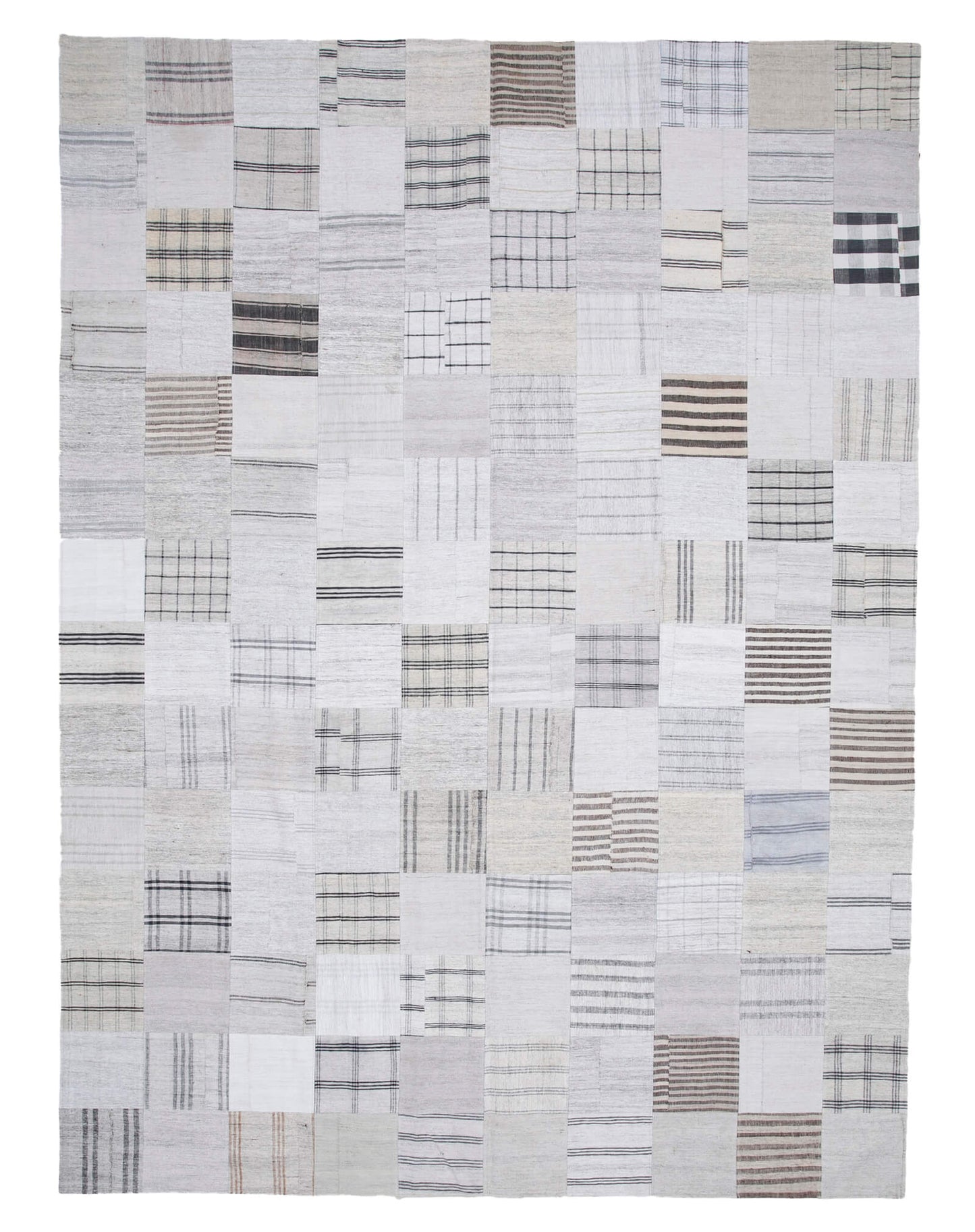 10x13 Beige Kilim Patchwork Rug - 30576