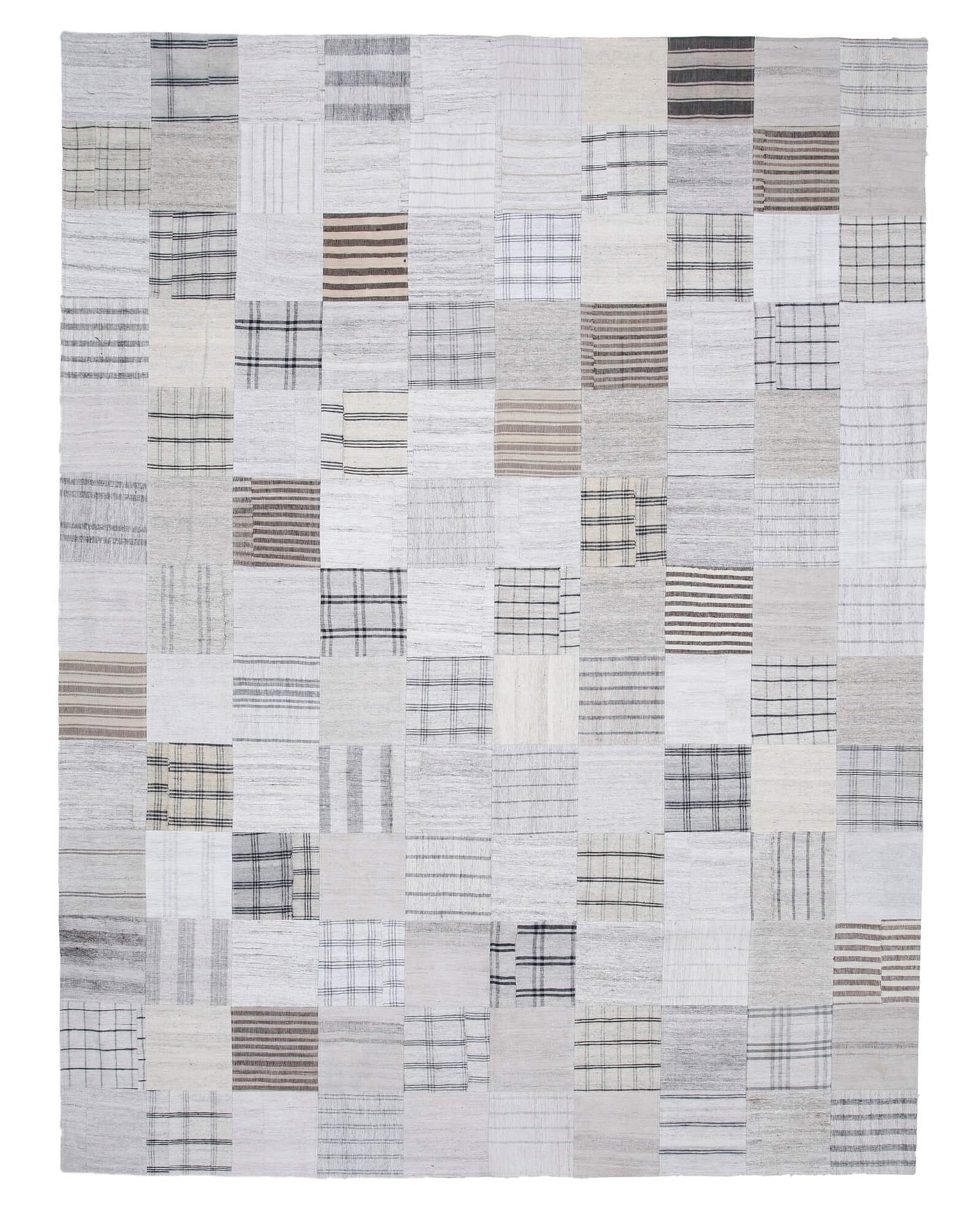10x13 Beige Kilim Patchwork Rug - 30578