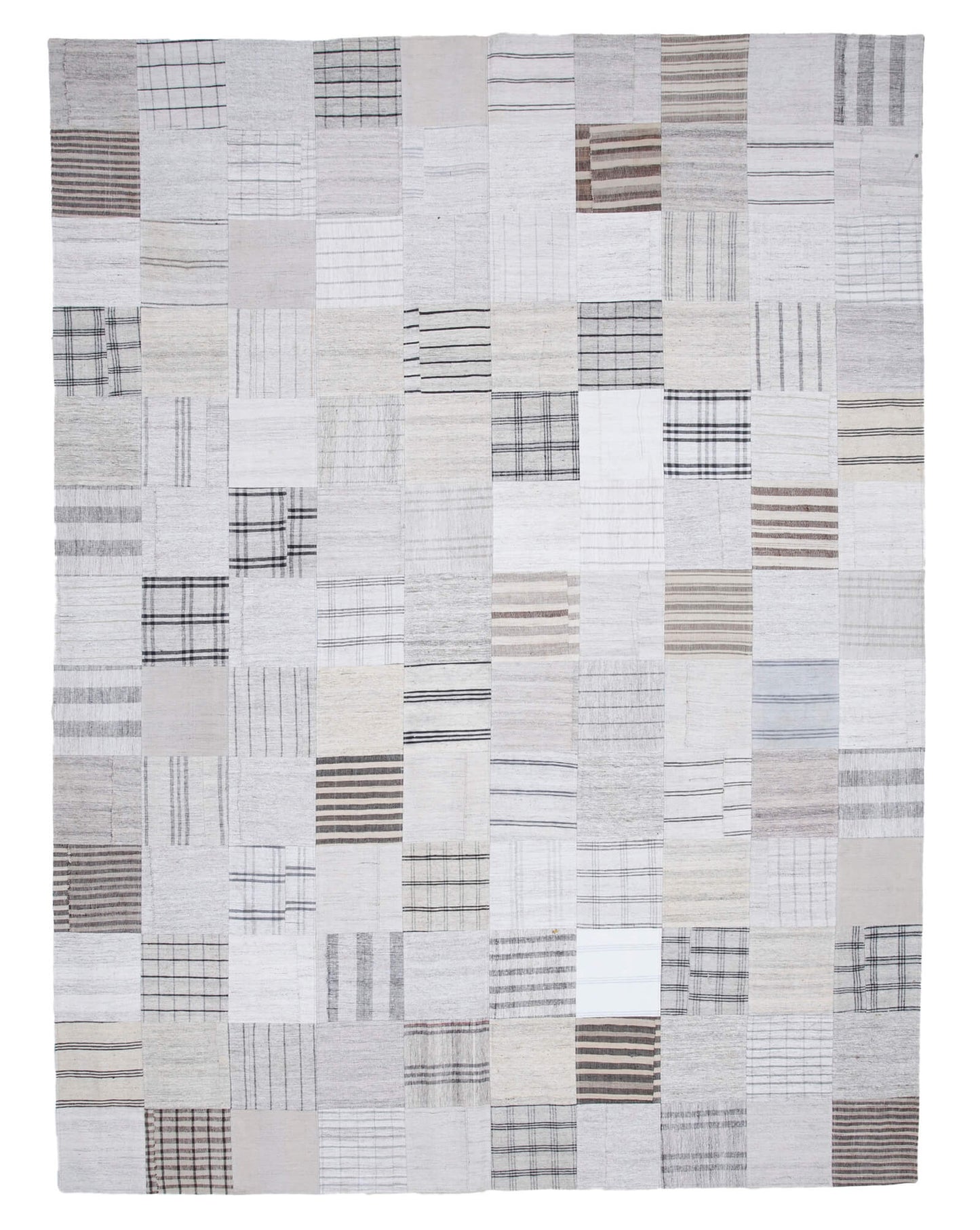 10x13 Beige Kilim Patchwork Rug - 30579