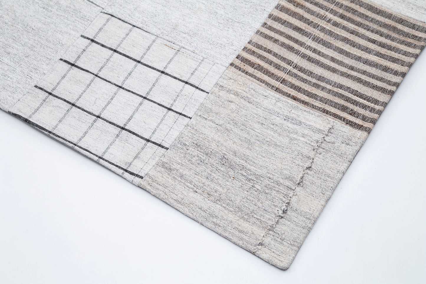 10x13 Beige Kilim Patchwork Rug - 30579