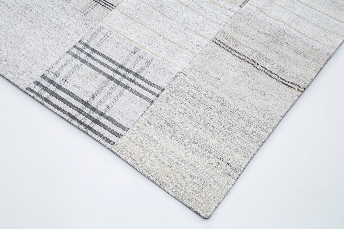10x13 Beige Kilim Patchwork Rug - 30580