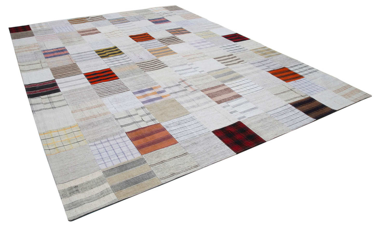 10x13 Multicolor Kilim Patchwork Rug - 30583