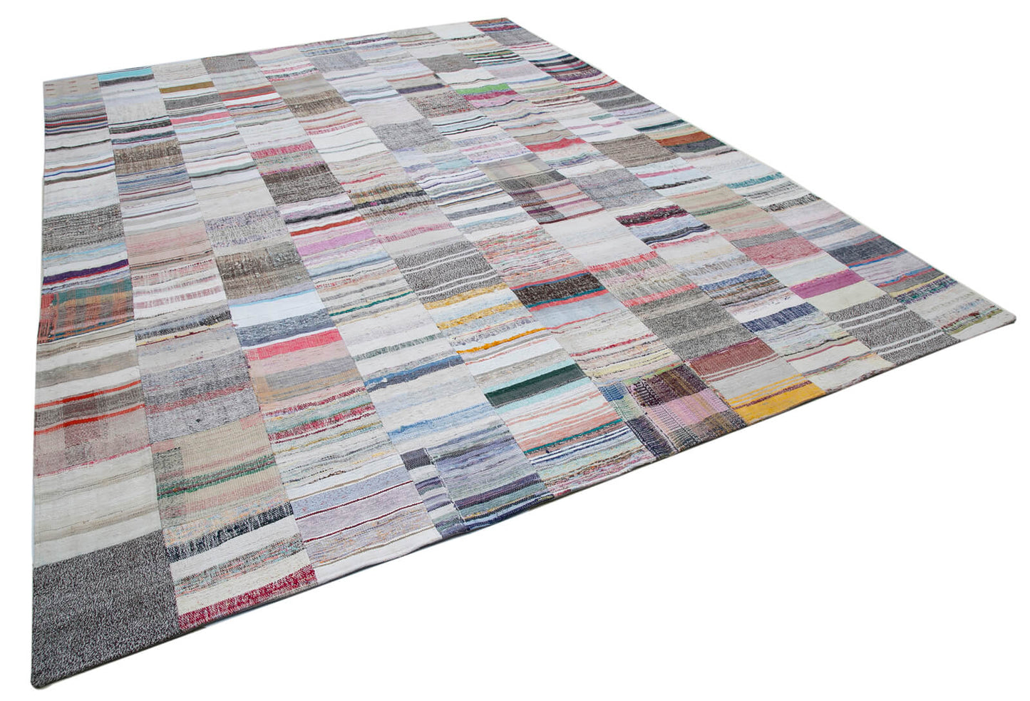 10x13 Multicolor Kilim Patchwork Rug - 30616