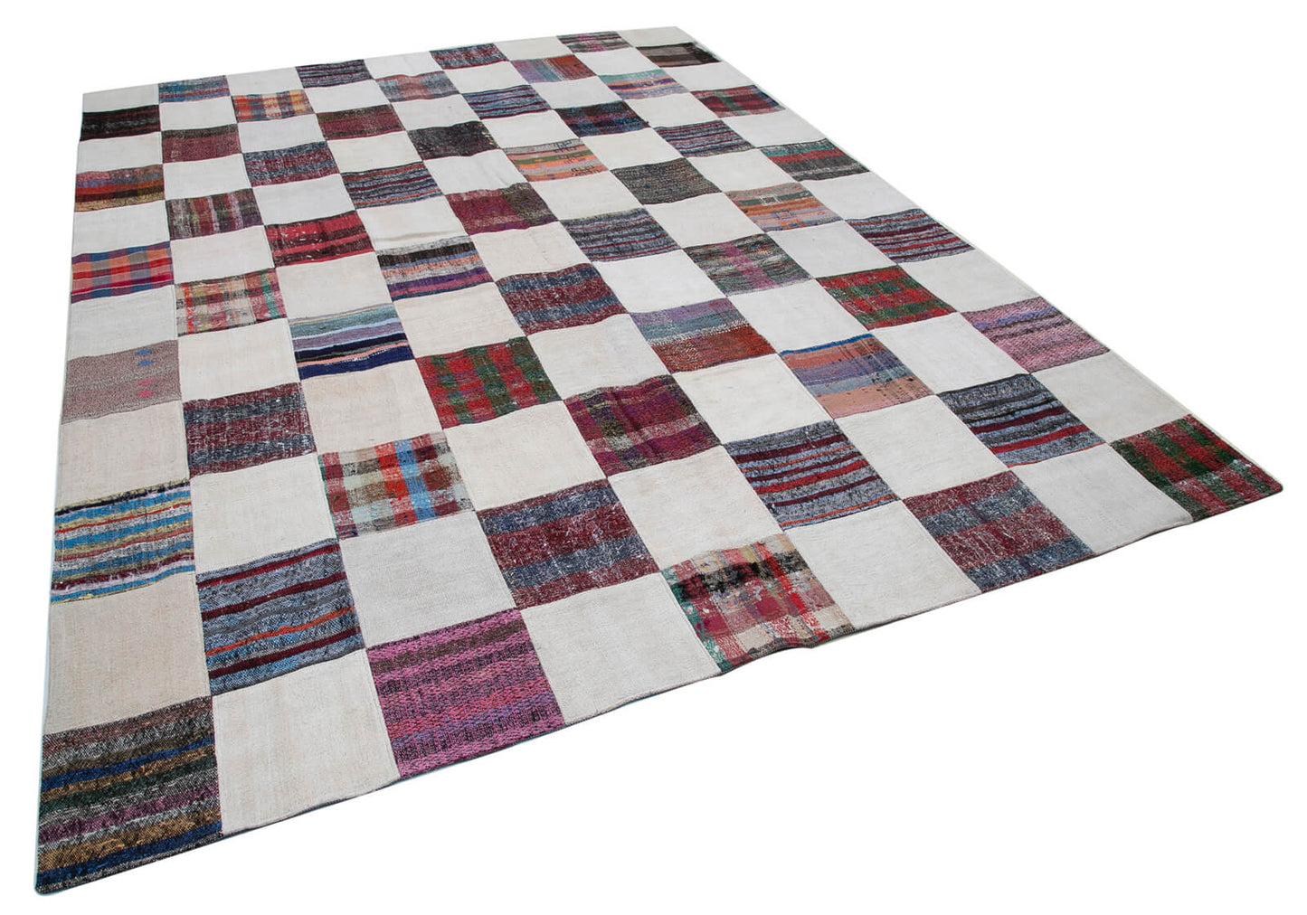 9x12 Multicolor Kilim Patchwork Rug - 30619