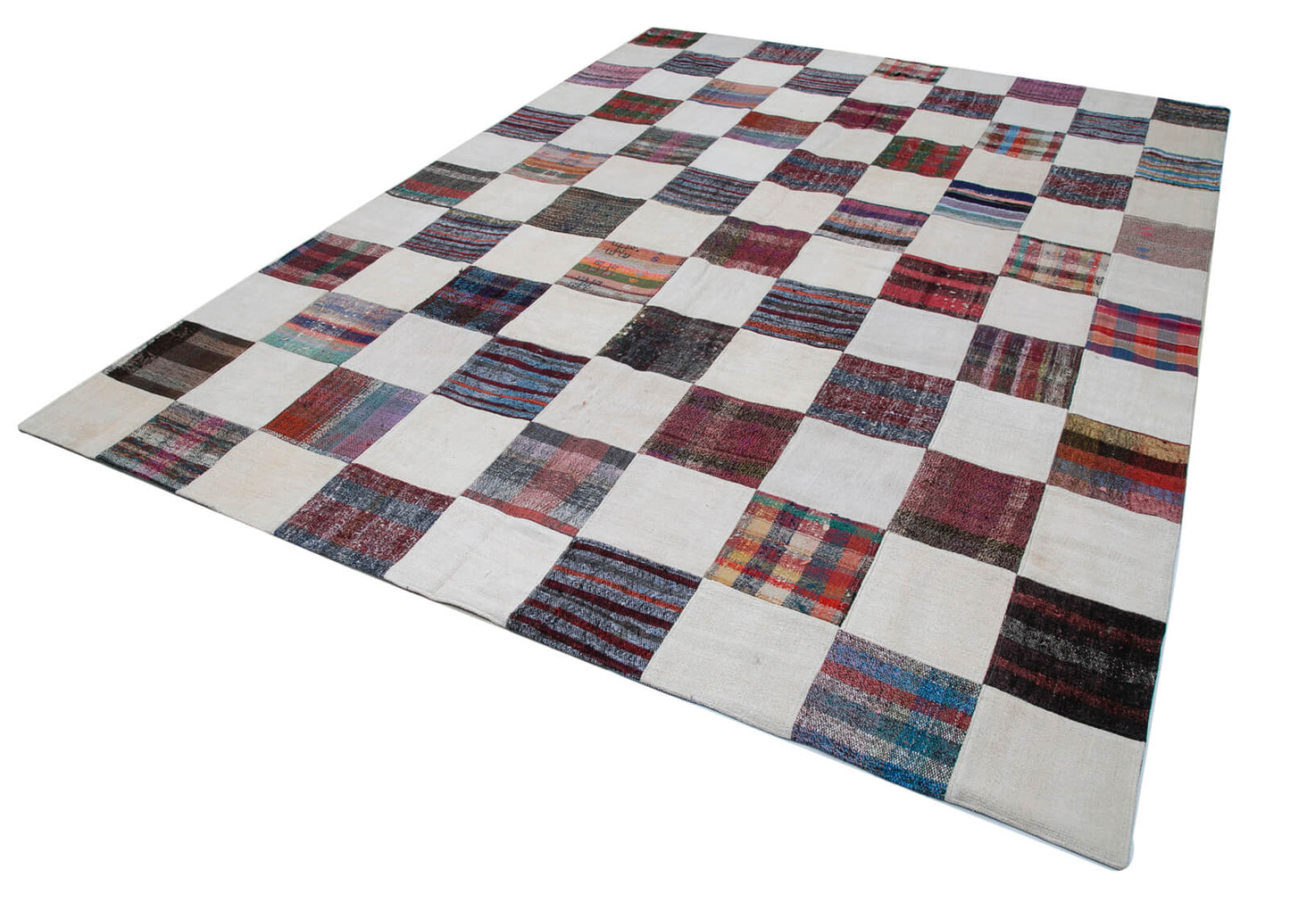 9x12 Multicolor Kilim Patchwork Rug - 30619