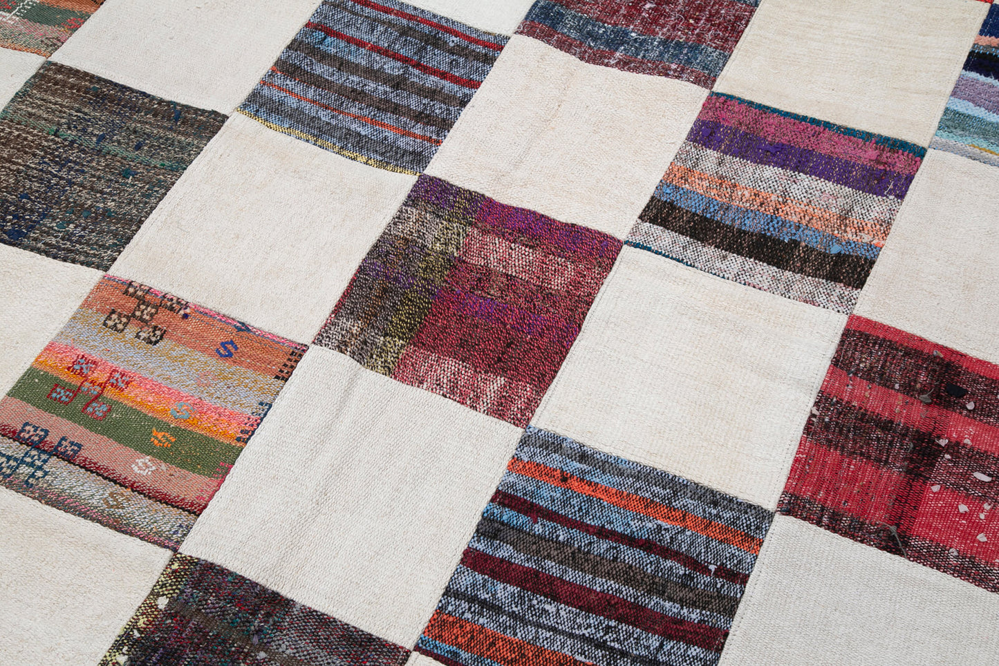 9x12 Multicolor Kilim Patchwork Rug - 30619