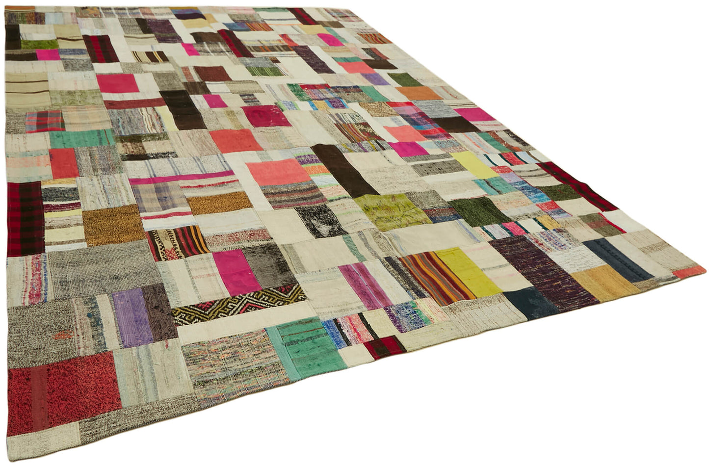9x12 Multicolor Kilim Patchwork Rug - 30622
