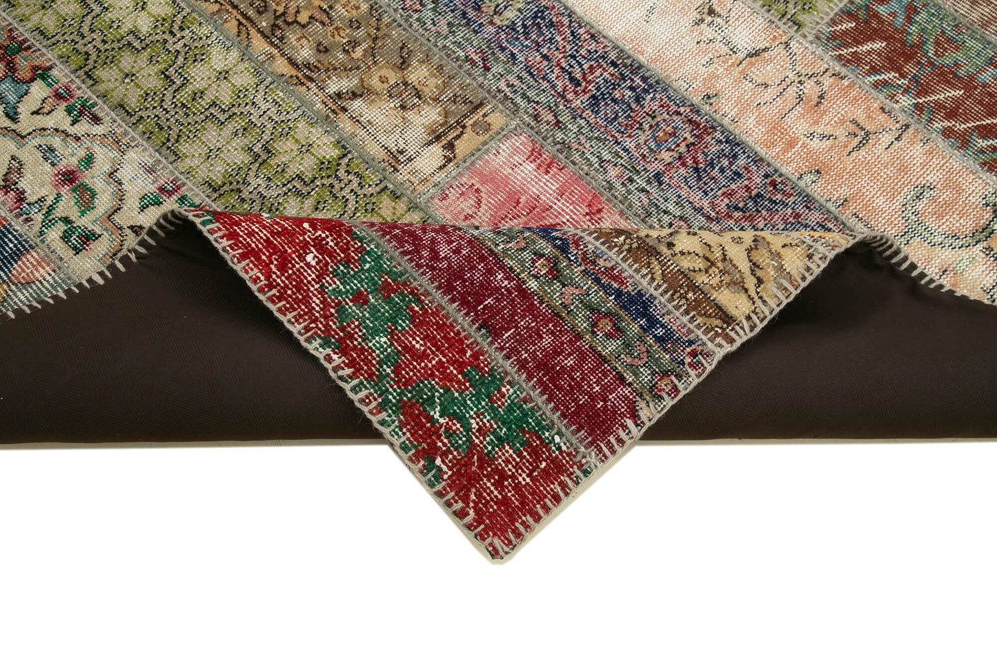 6x8 Multicolor Modern Patchwork Rug - 30986