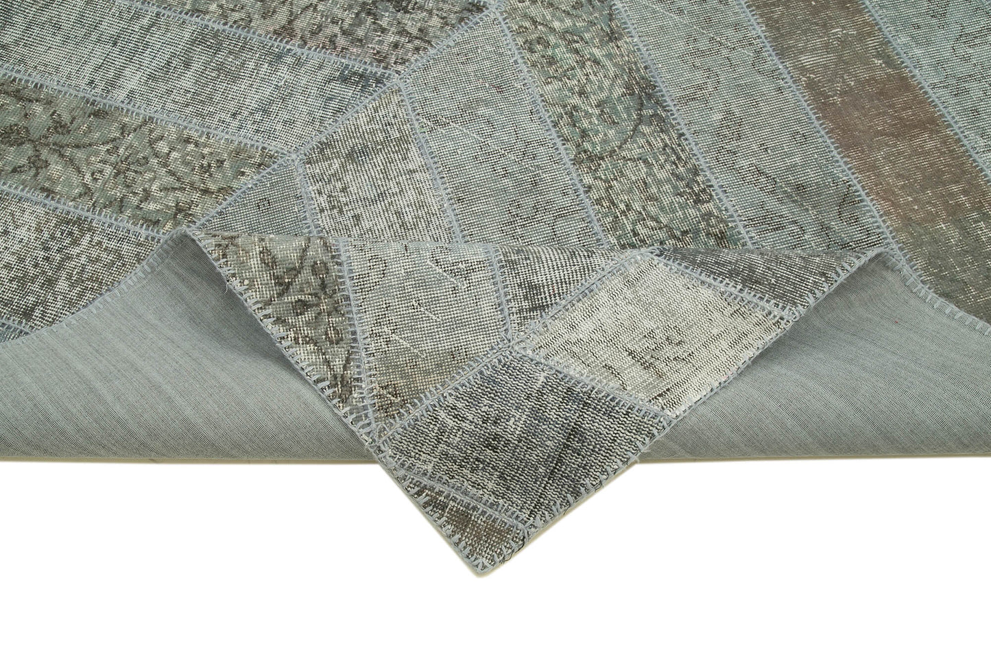 6x10 Grey Modern Patchwork Rug - 31030