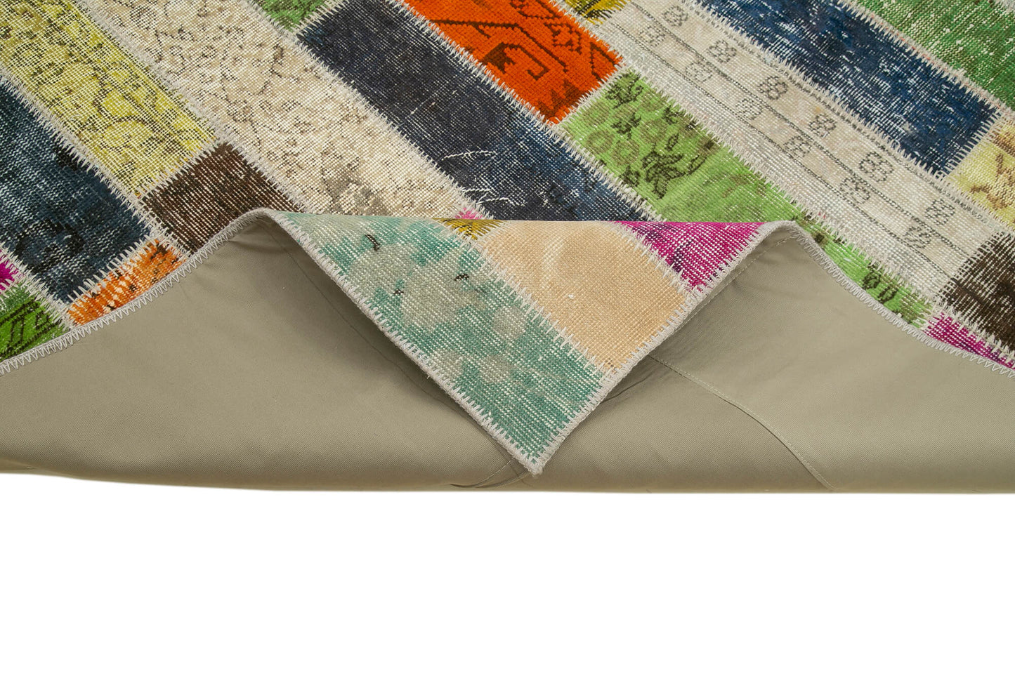 7x10 Multicolor Modern Patchwork Rug - 31038