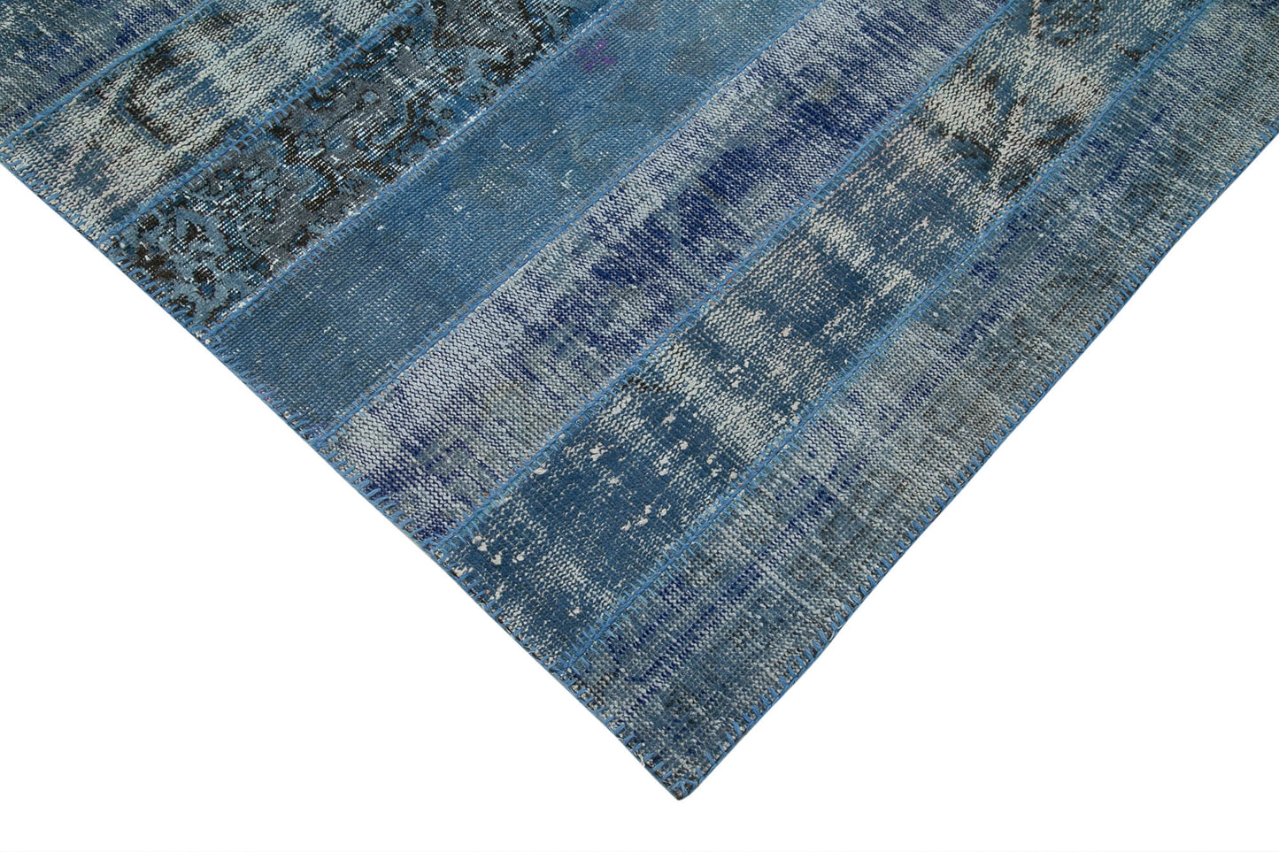 6x10 Blue Modern Patchwork Rug - 31053