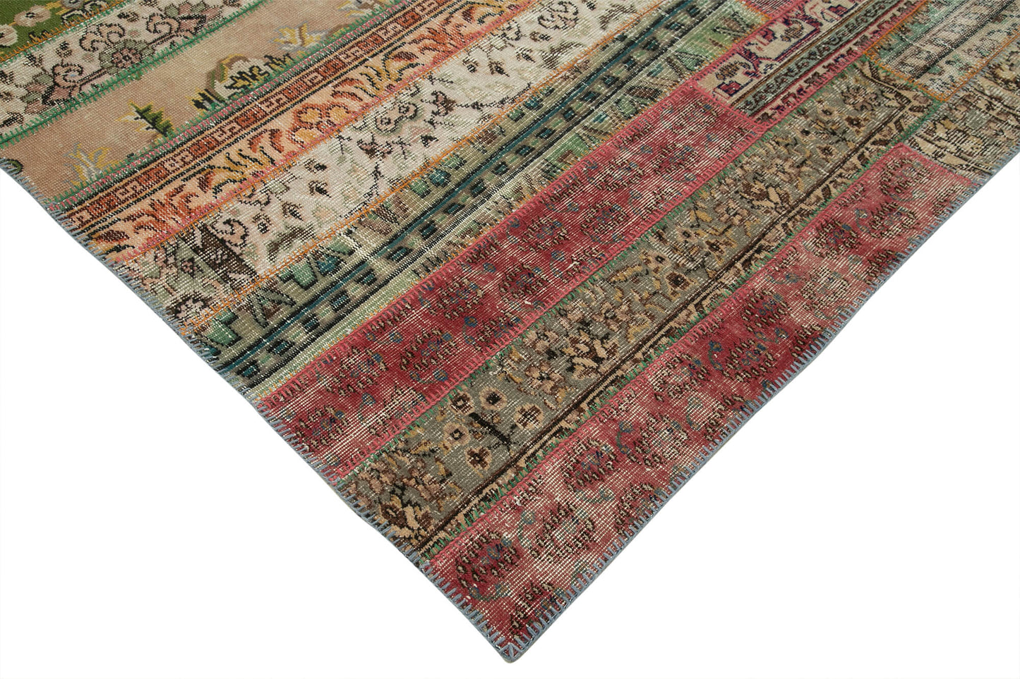 8x10 Multicolor Modern Patchwork Rug - 31125