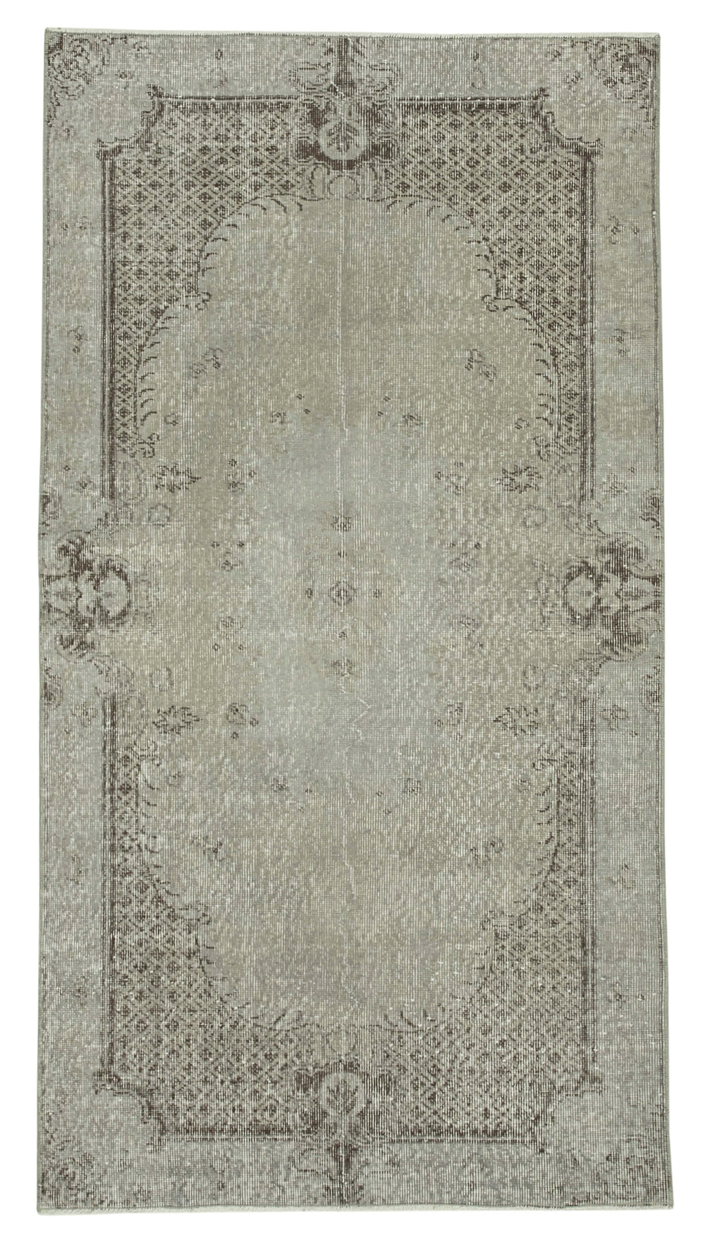4x7 Grey Overdyed Rug - 31200