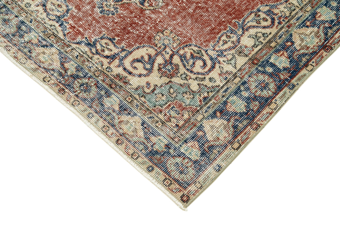 4x7 Red Overdyed Rug - 31223