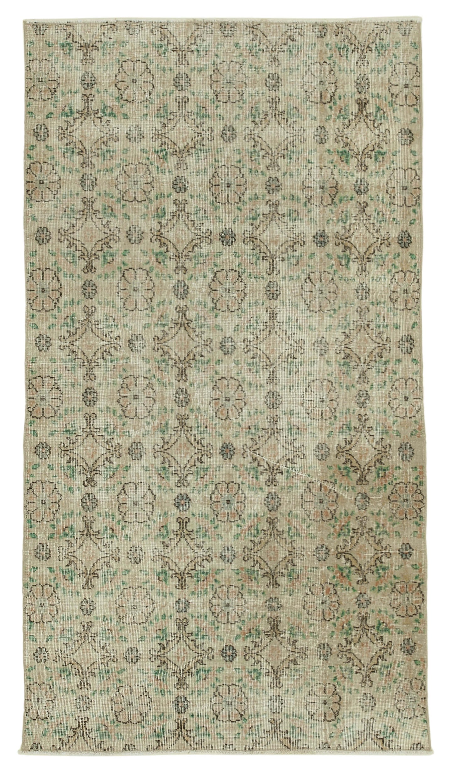 4x7 Beige Overdyed Rug - 31238