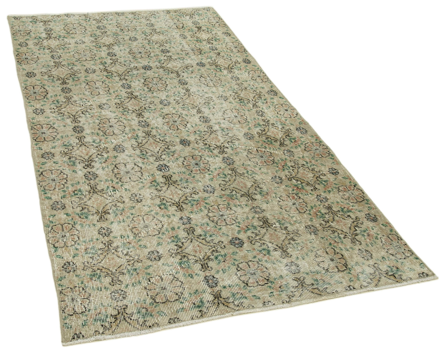 4x7 Beige Overdyed Rug - 31238