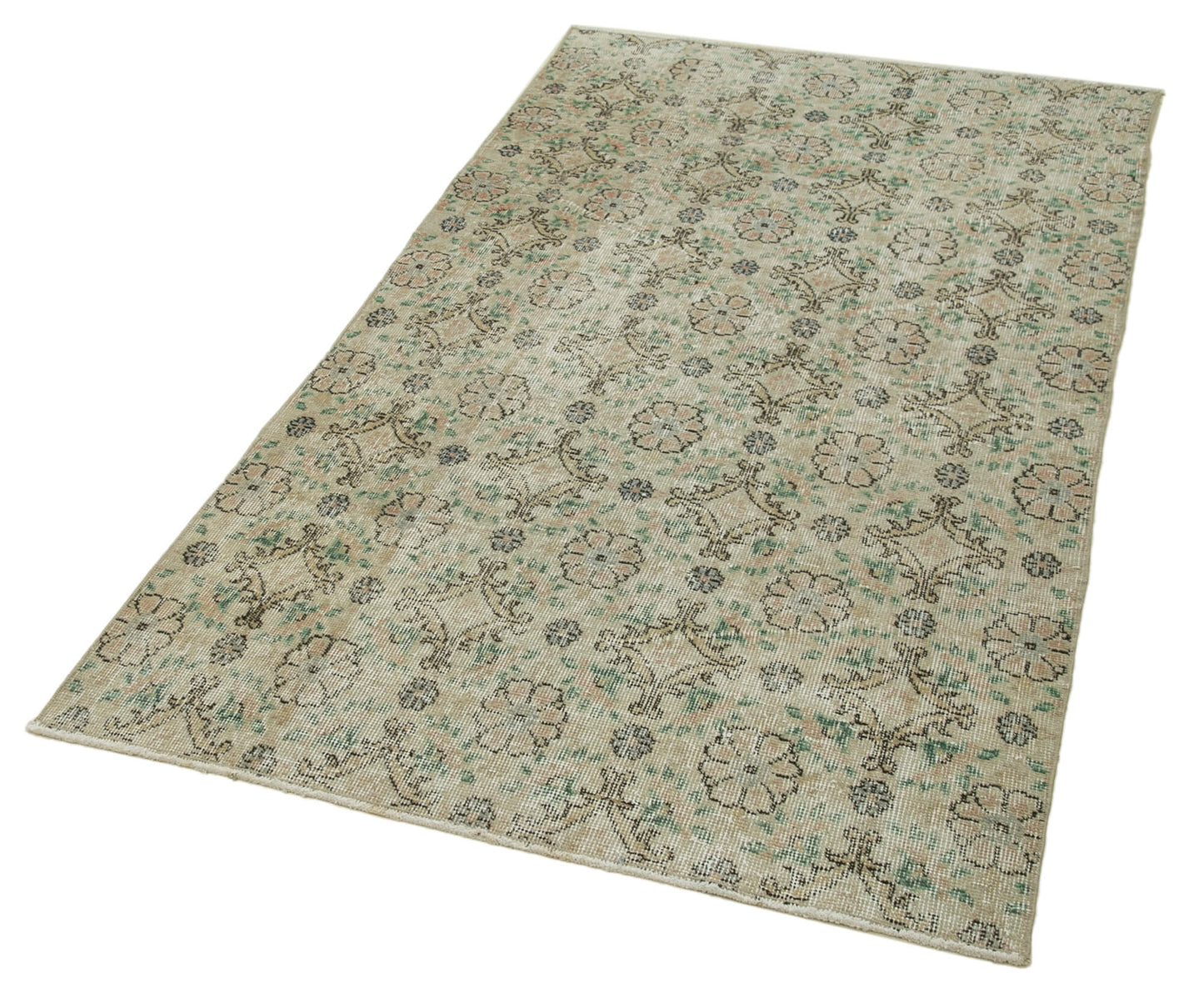 4x7 Beige Overdyed Rug - 31238