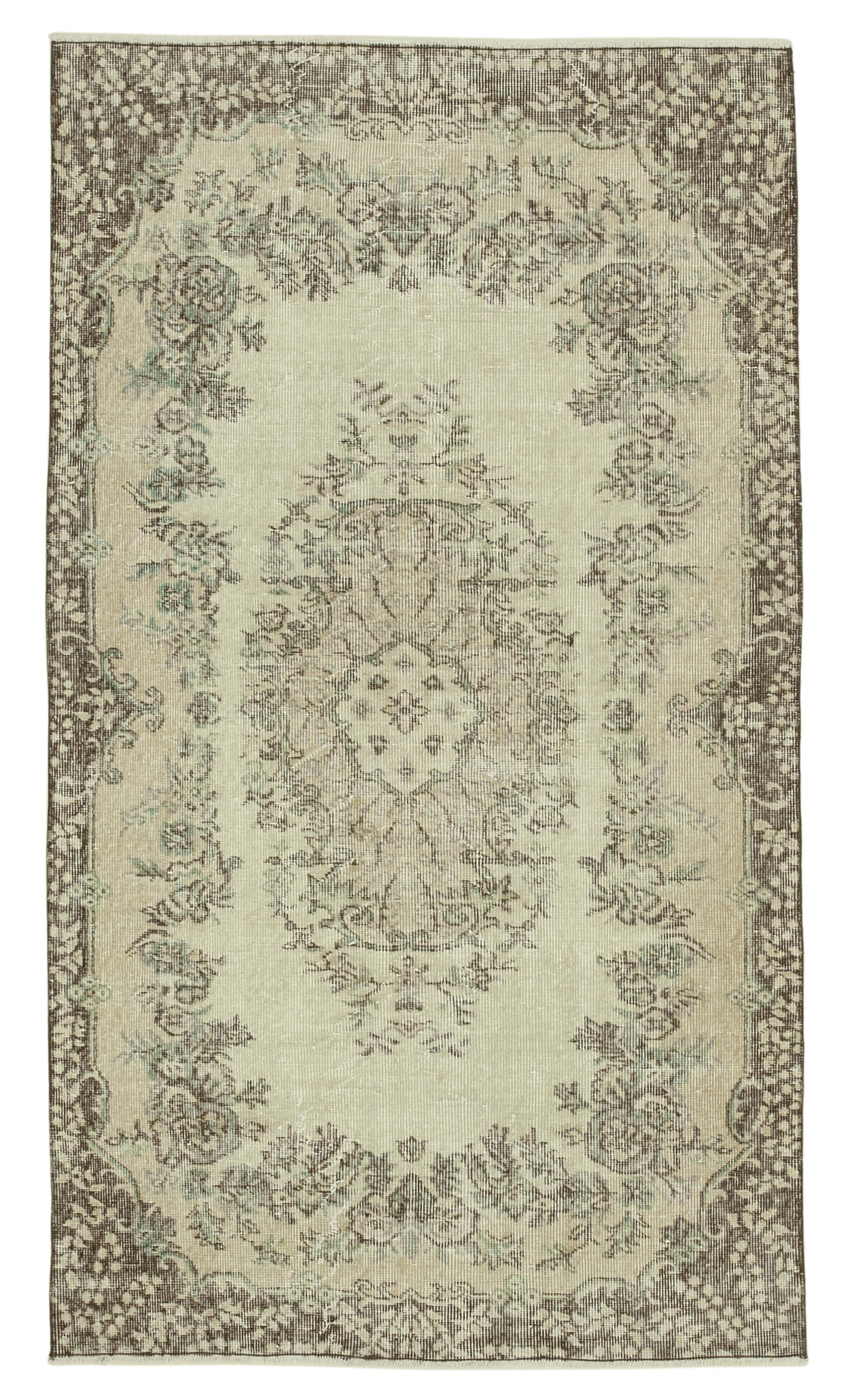 4x7 Beige Overdyed Rug - 31243
