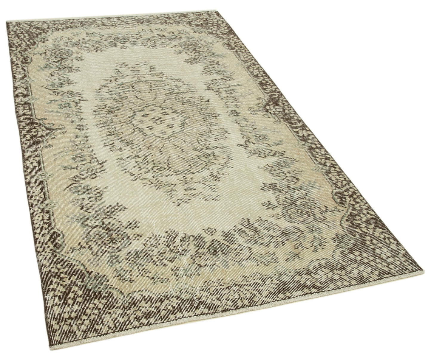 4x7 Beige Overdyed Rug - 31243