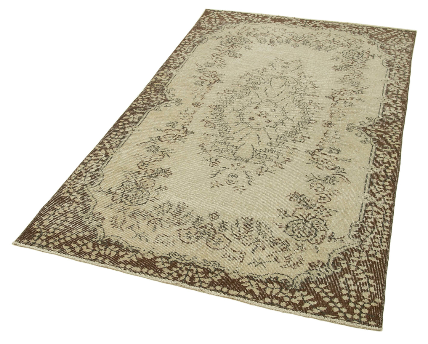 4x7 Beige Overdyed Rug - 31247