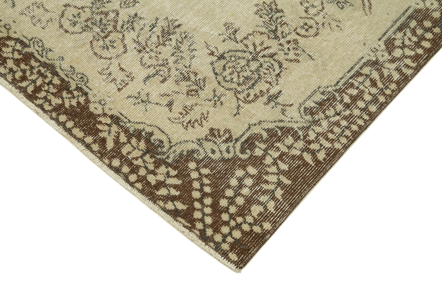 4x7 Beige Overdyed Rug - 31247