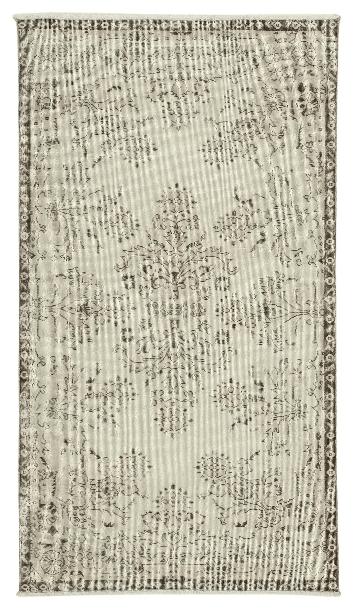 4x7 Beige Overdyed Rug - 31255