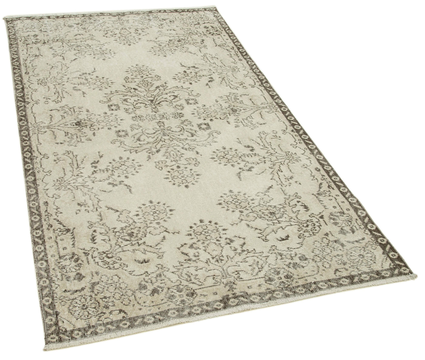 4x7 Beige Overdyed Rug - 31255