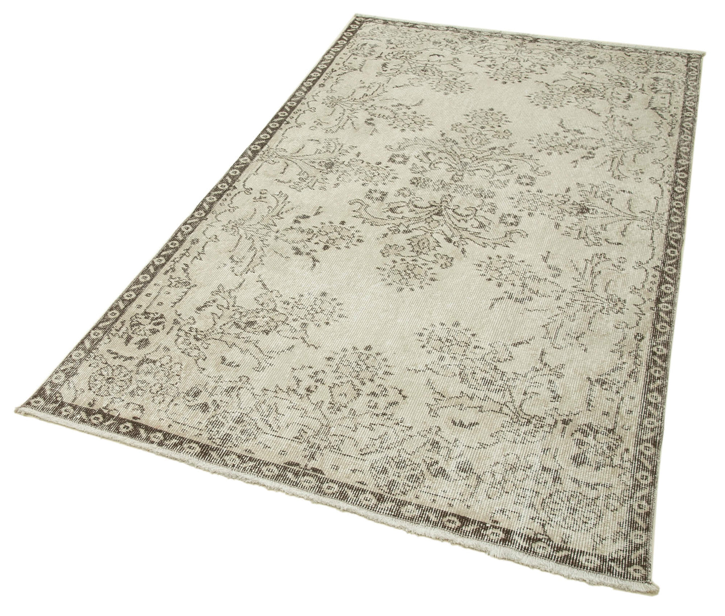 4x7 Beige Overdyed Rug - 31255