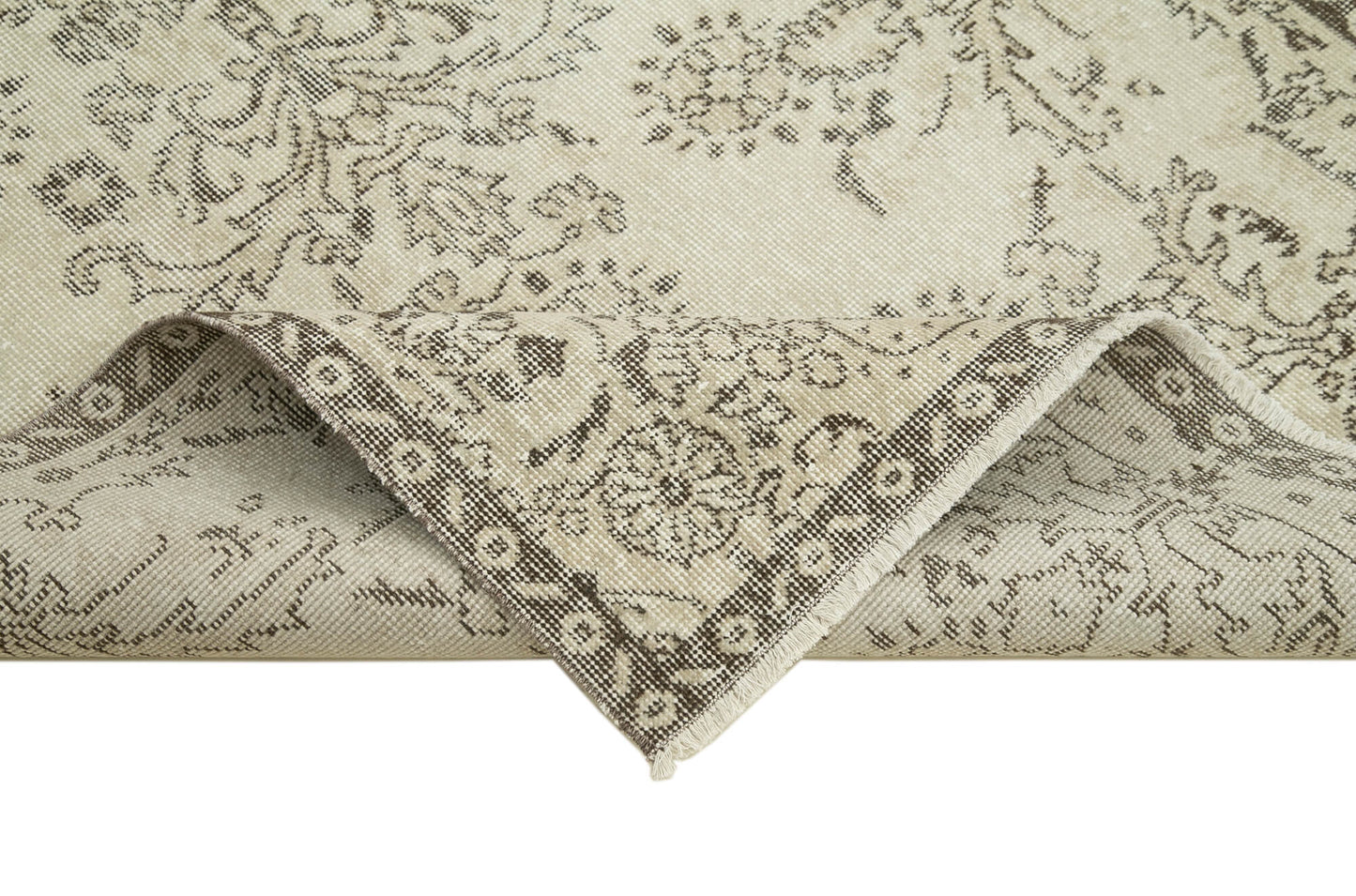 4x7 Beige Overdyed Rug - 31255