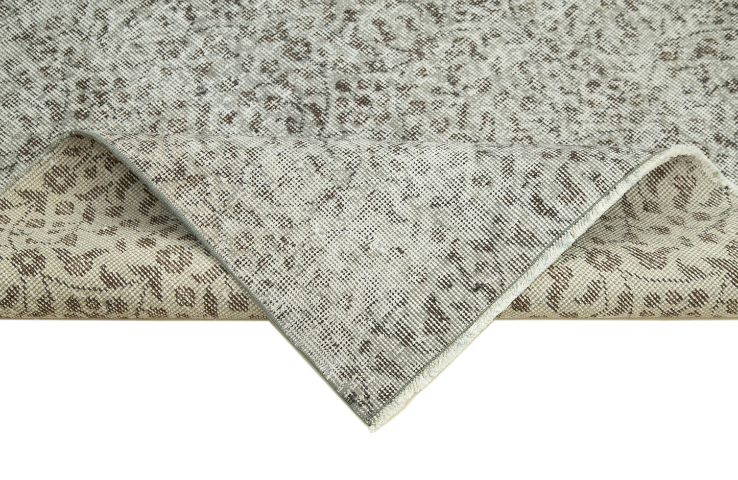 4x7 Grey Overdyed Rug - 31257