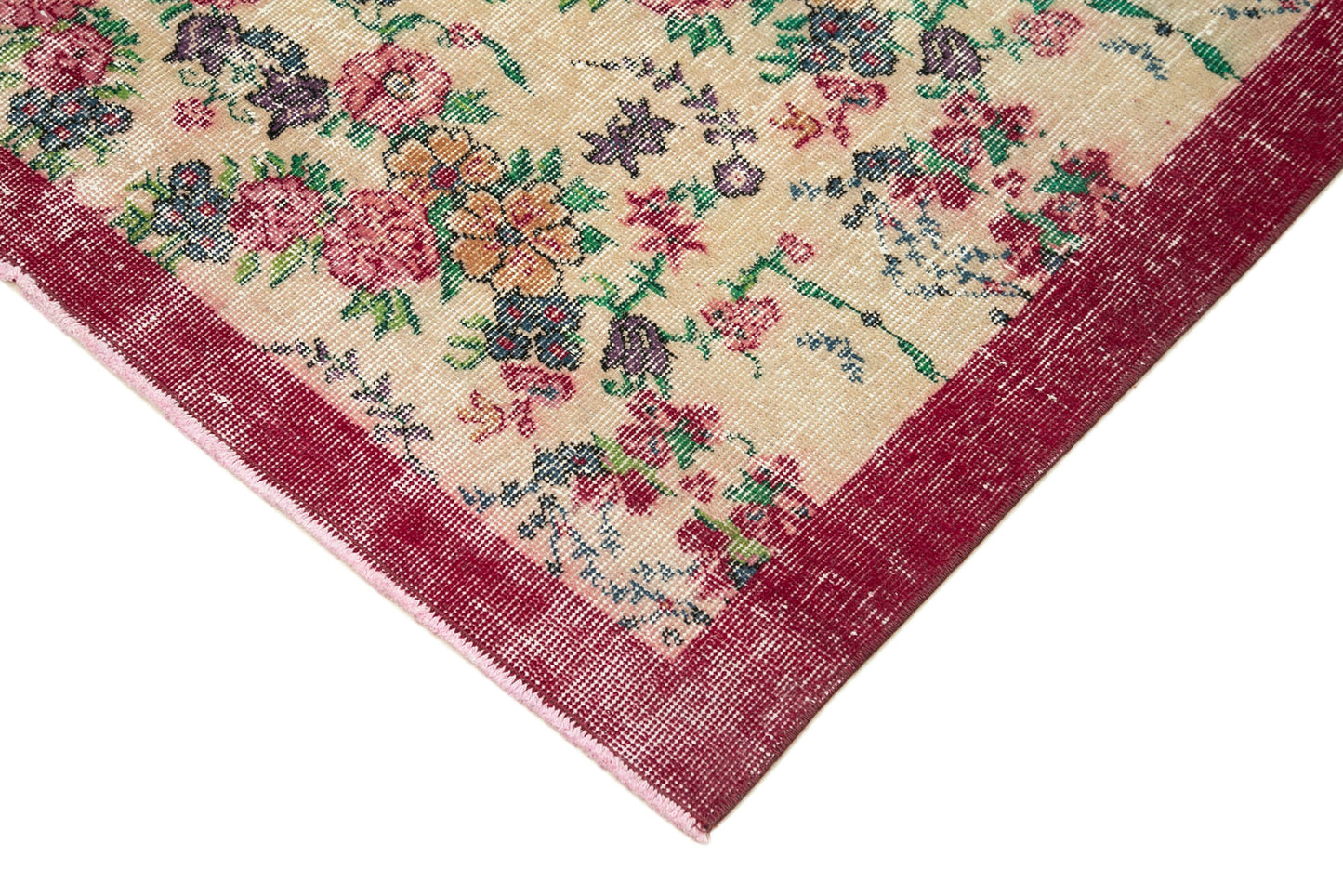 4x7 Red Overdyed Rug - 31269