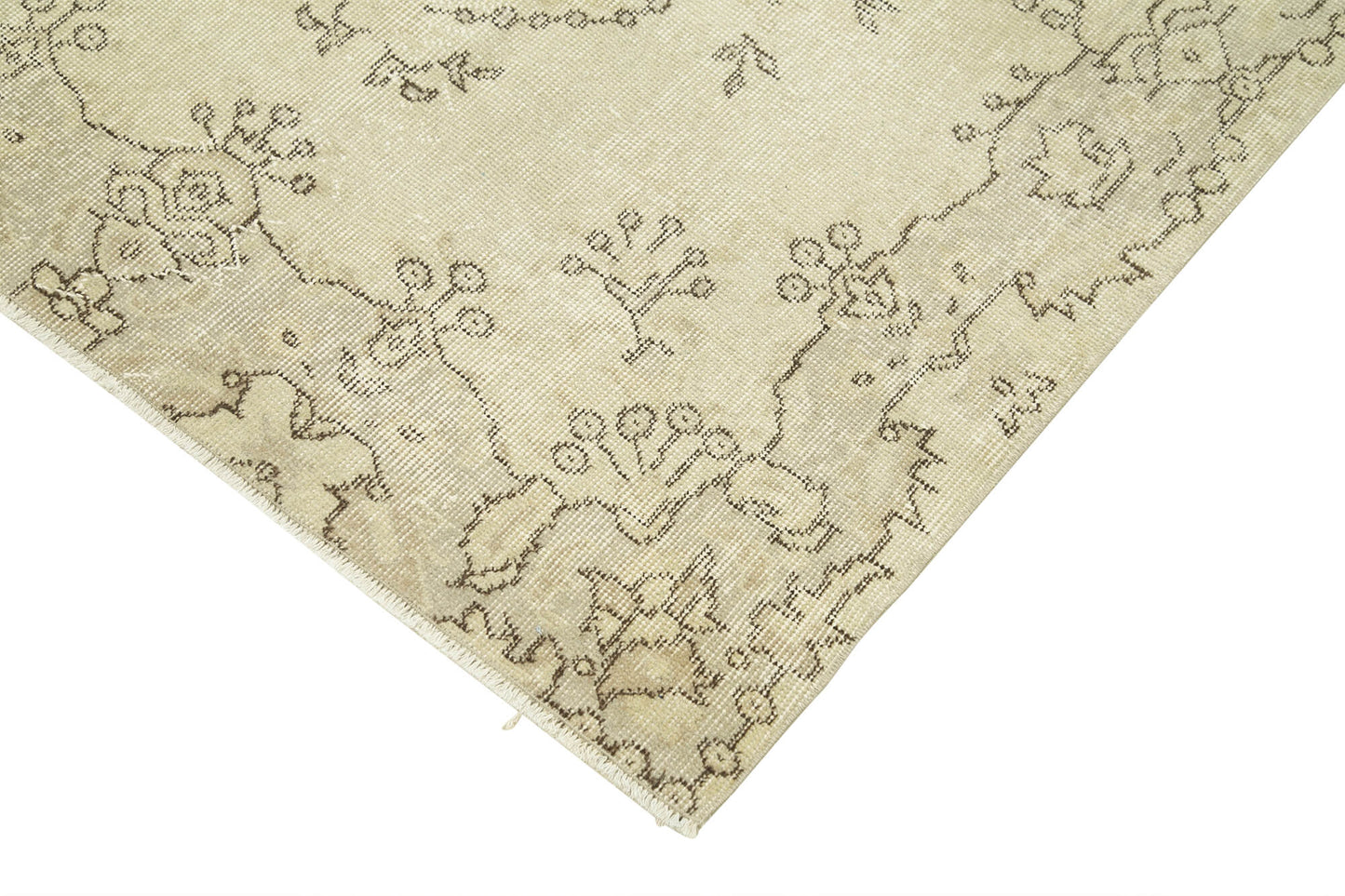 4x7 Beige Overdyed Rug - 31281