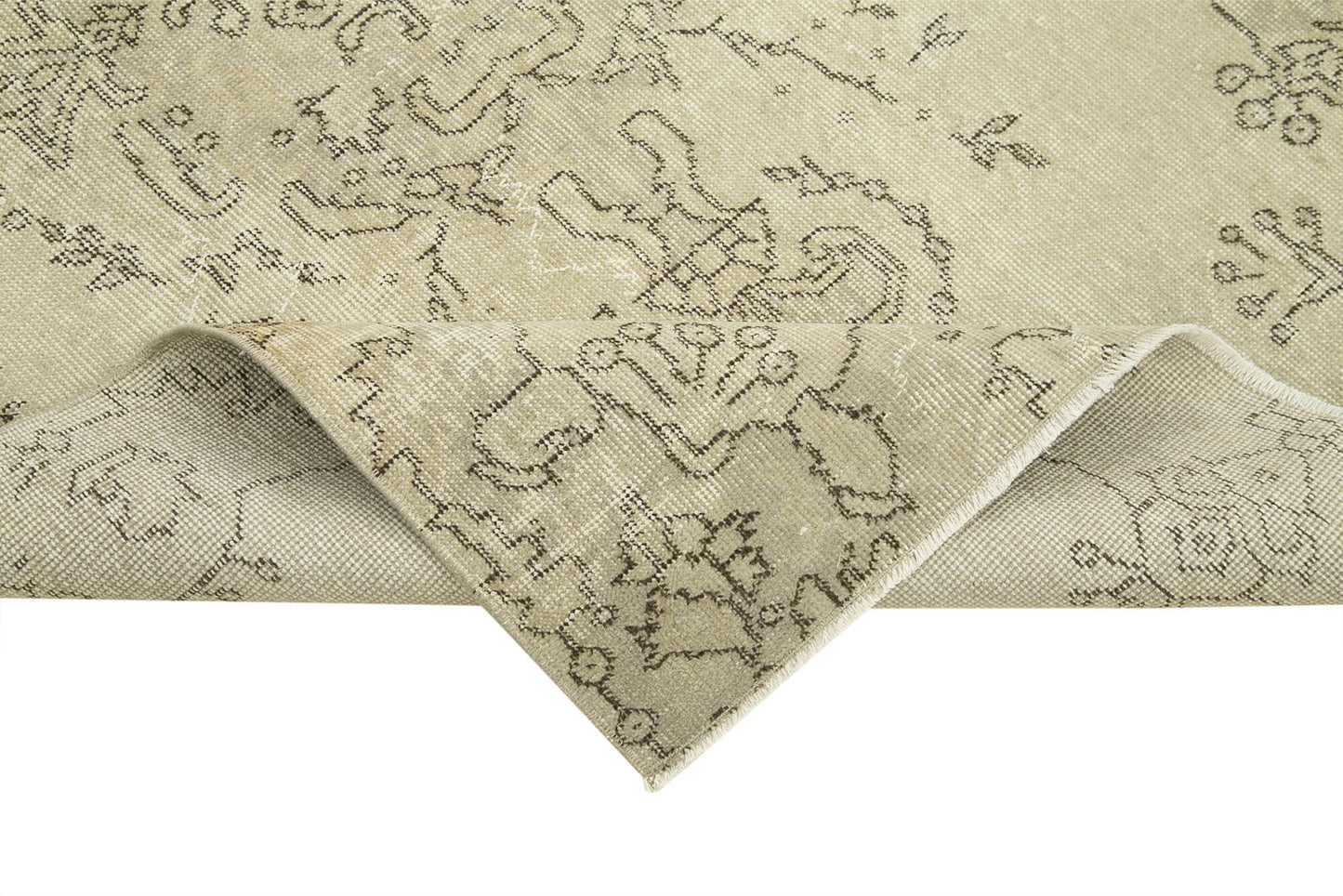 4x7 Beige Overdyed Rug - 31281