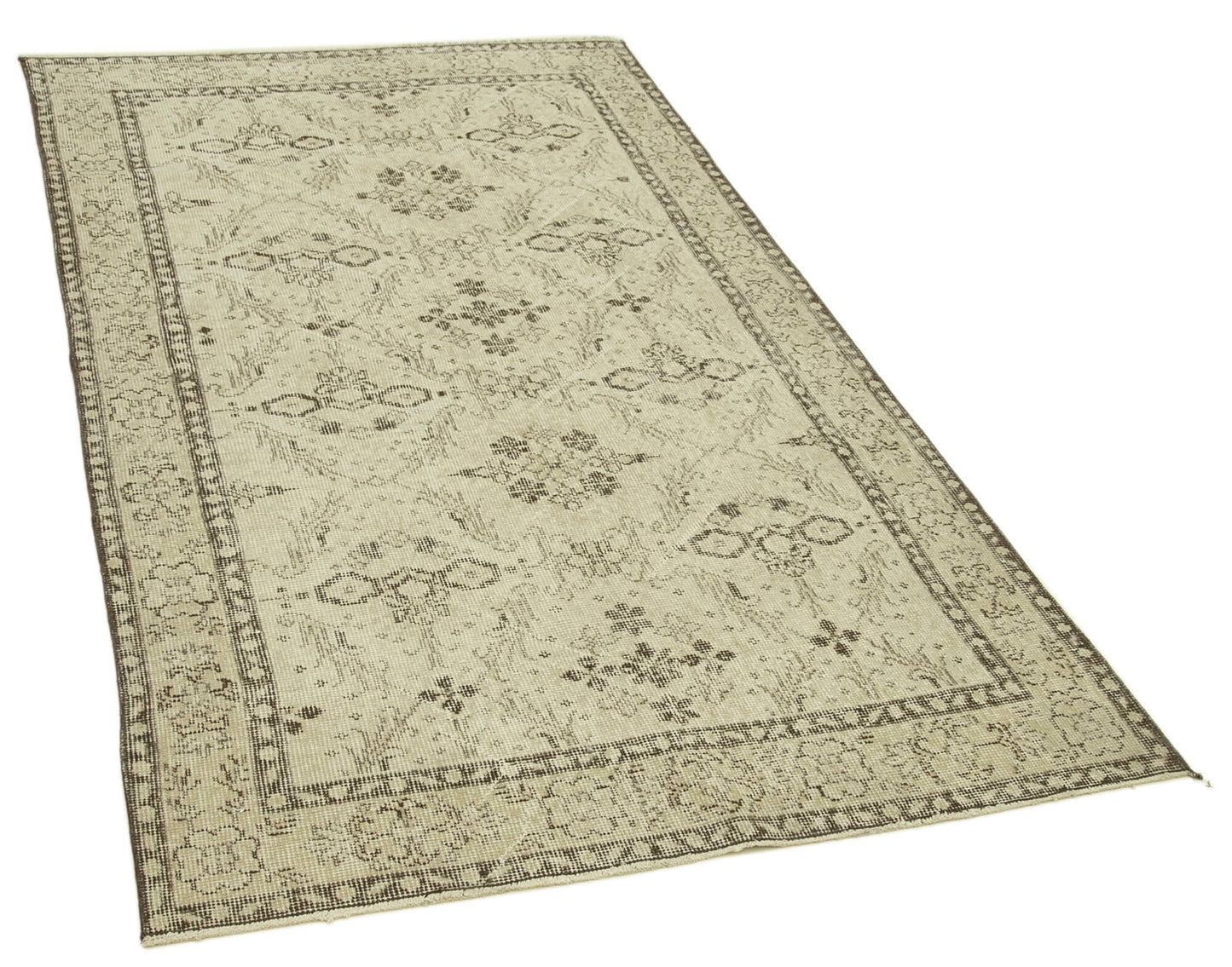 4x7 Beige Overdyed Rug - 31285