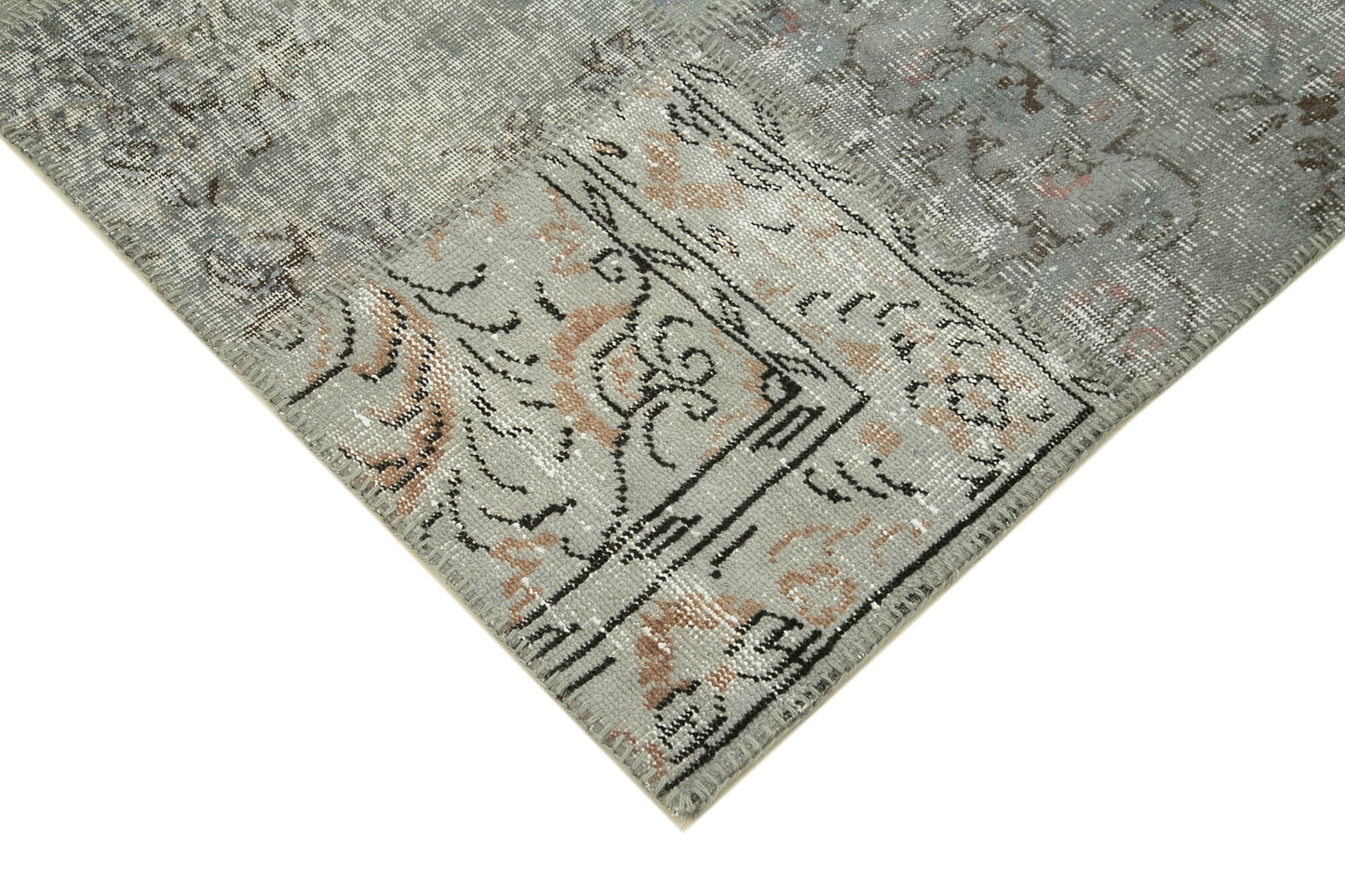 8x11 Grey Patchwork Rug- 31292
