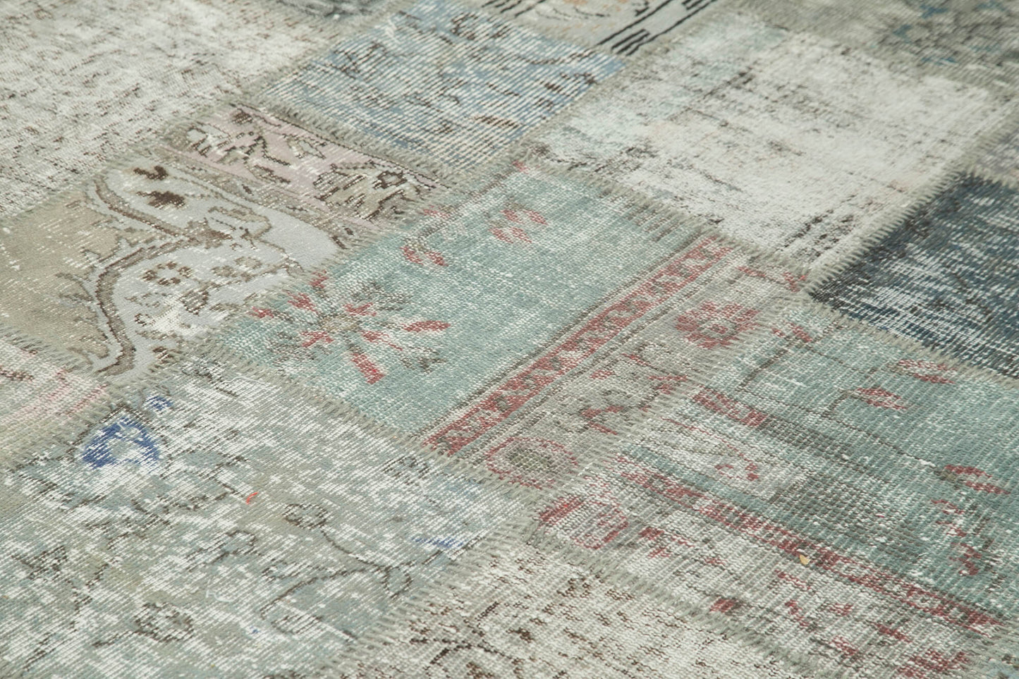 8x11 Grey Patchwork Rug- 31292