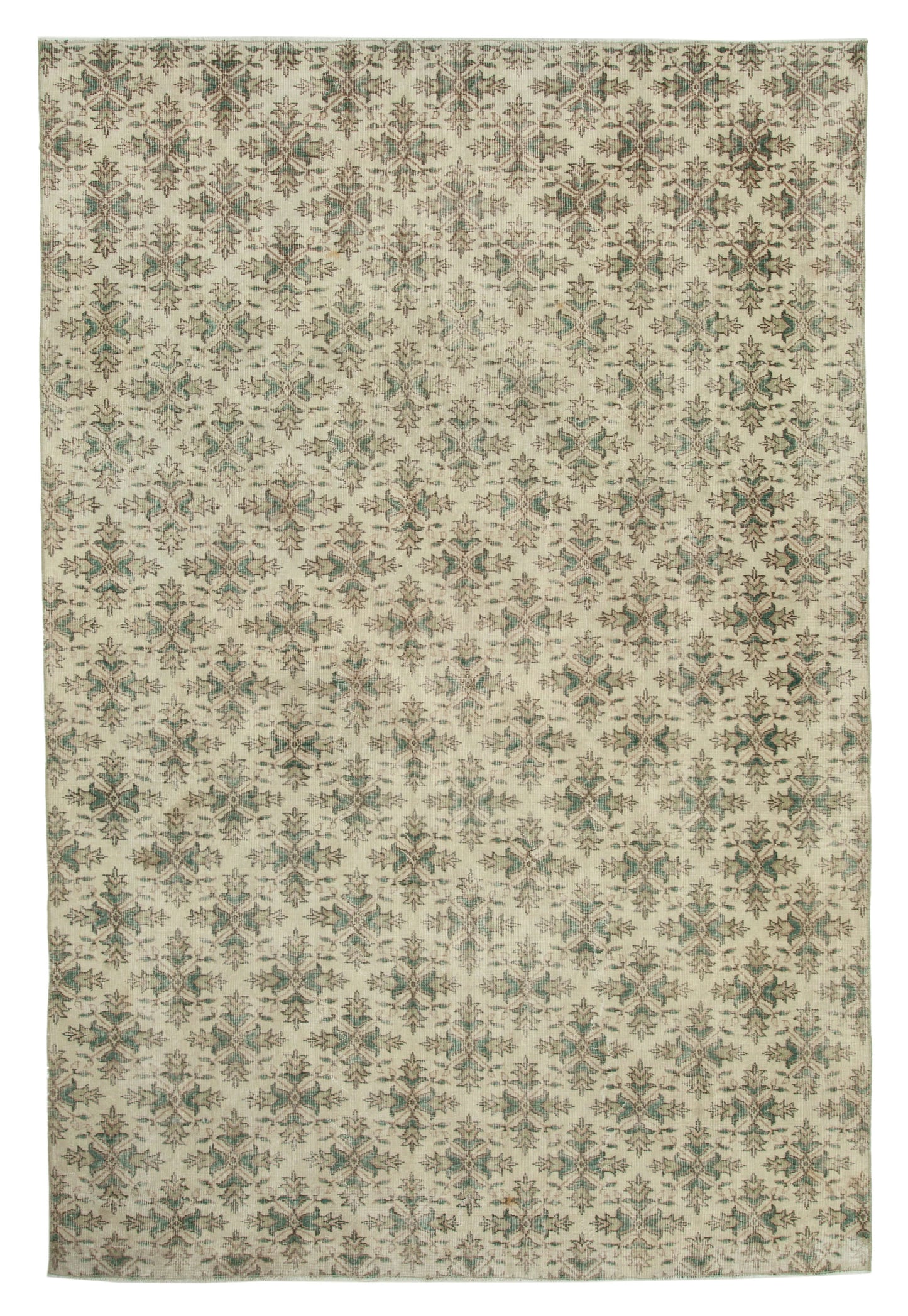 7x10 Beige Bohemian Rug - 31307