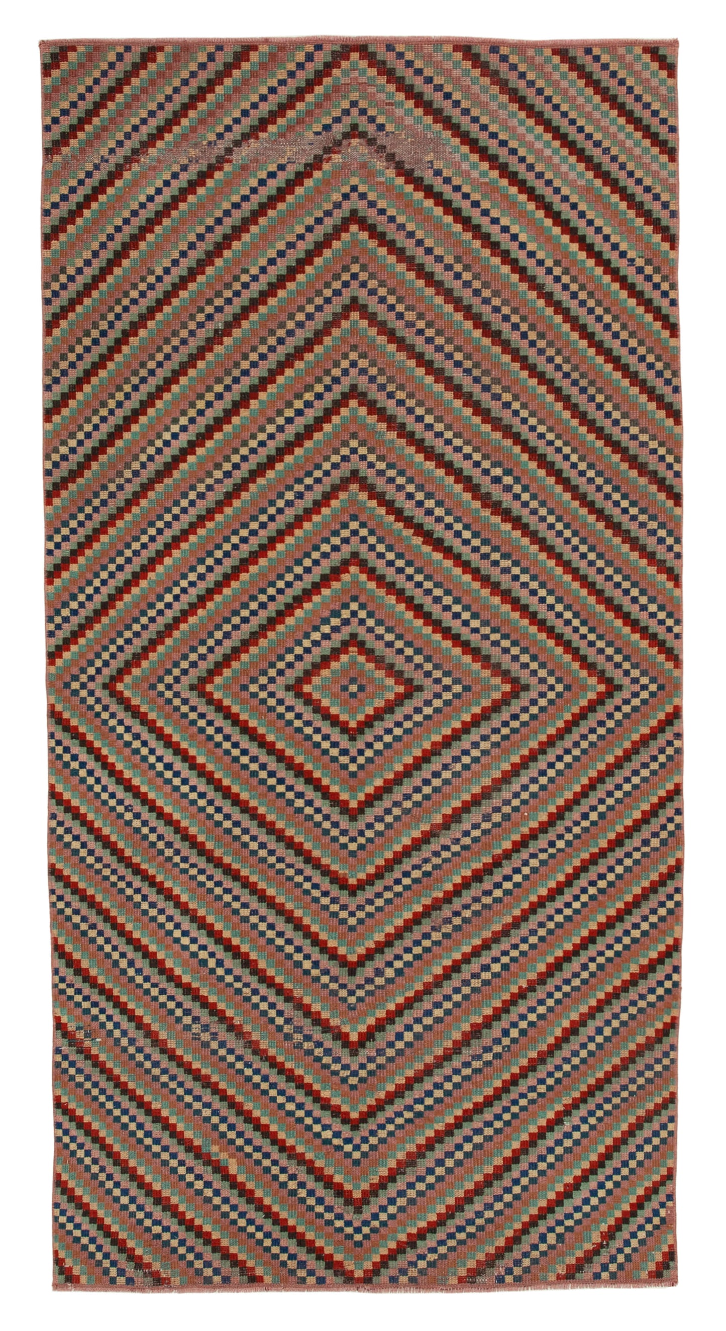 4x8 Multicolor Bohemian Runner Rug - 31317