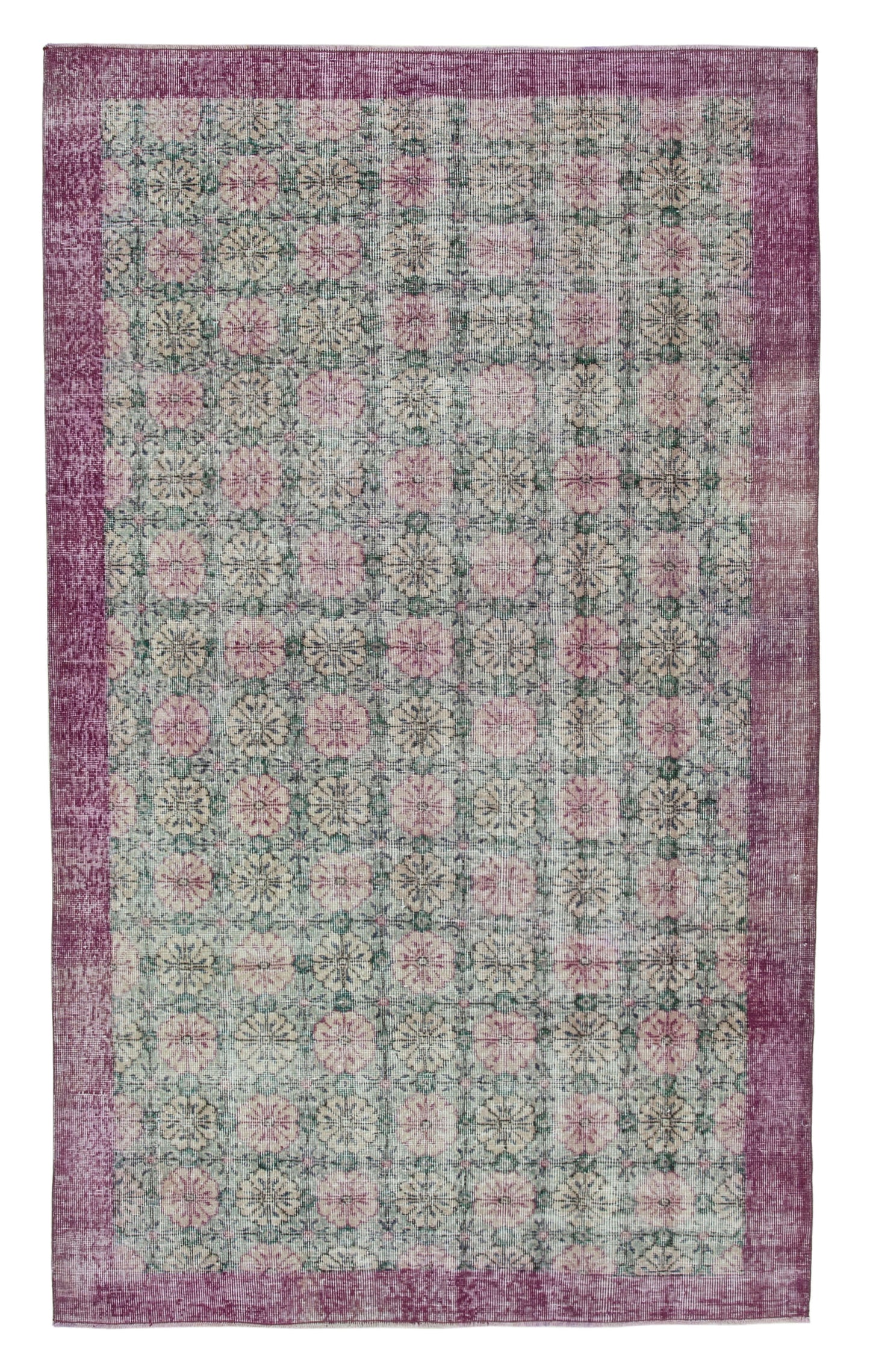 5x8 Red Bohemian Rug - 31327