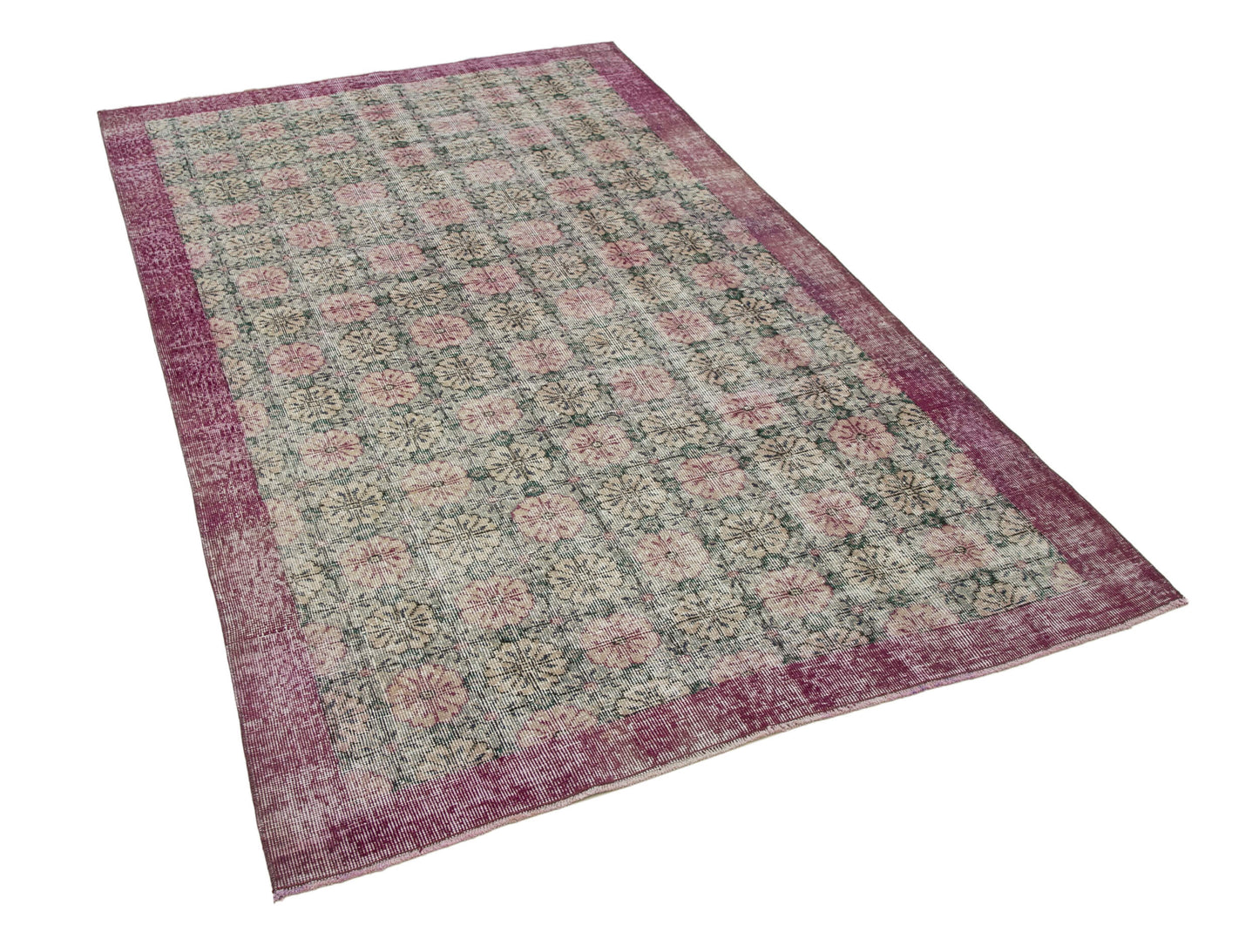 5x8 Red Bohemian Rug - 31327